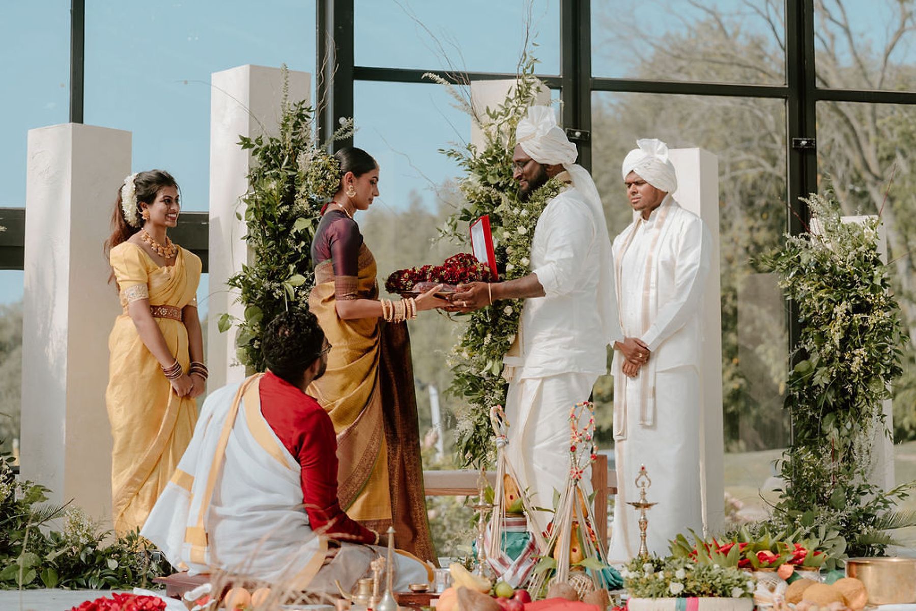  A Greenhouse Romance: Sinthura and Kavithan's Tamil Wedding at Quarry Lion Golf Resort photo