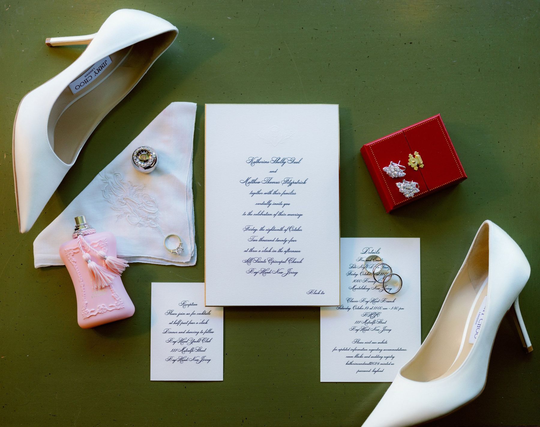 Katherine &amp; Matt's Classic English Garden Wedding at Bay Head Yacht Club photo