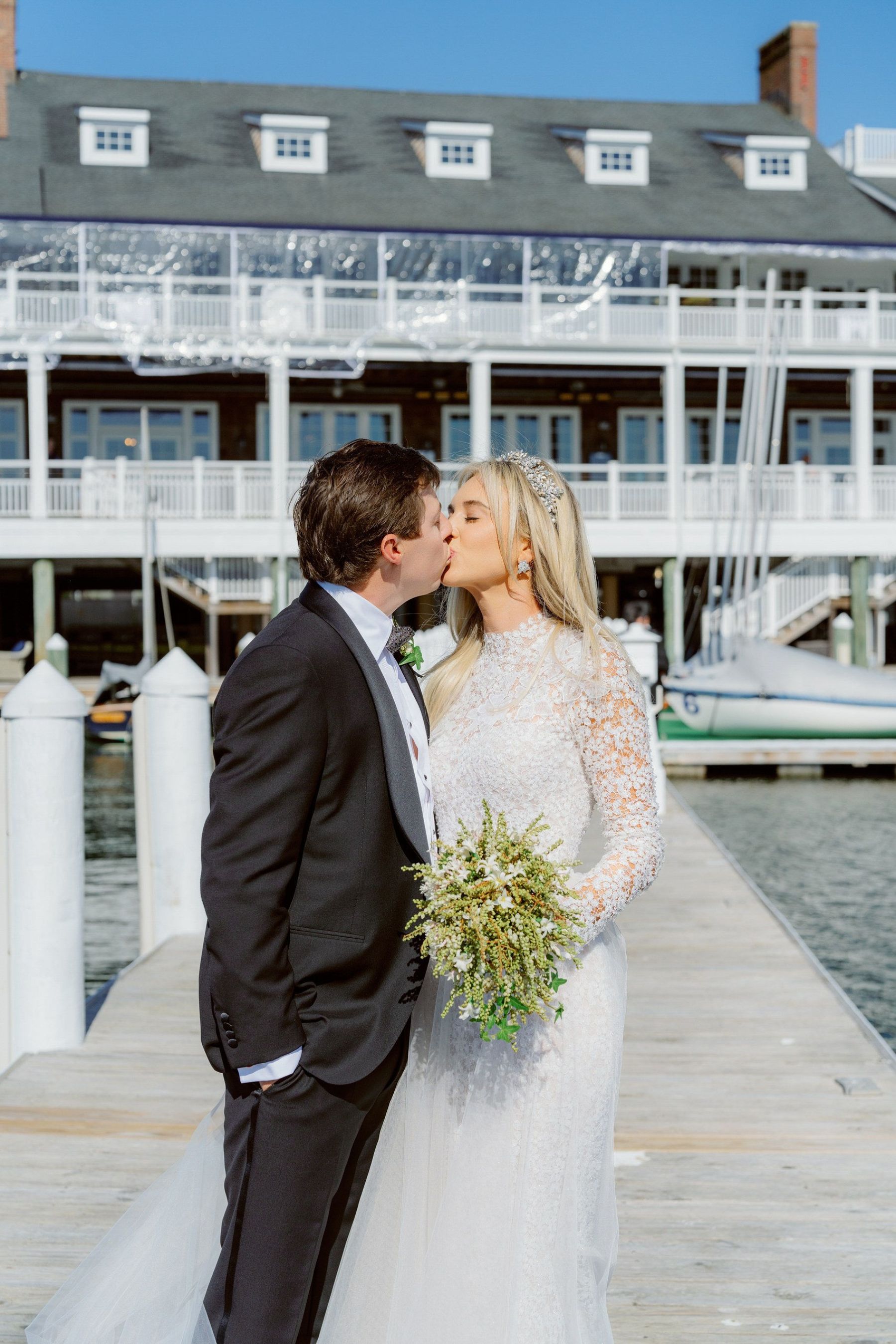 Katherine &amp; Matt's Classic English Garden Wedding at Bay Head Yacht Club photo