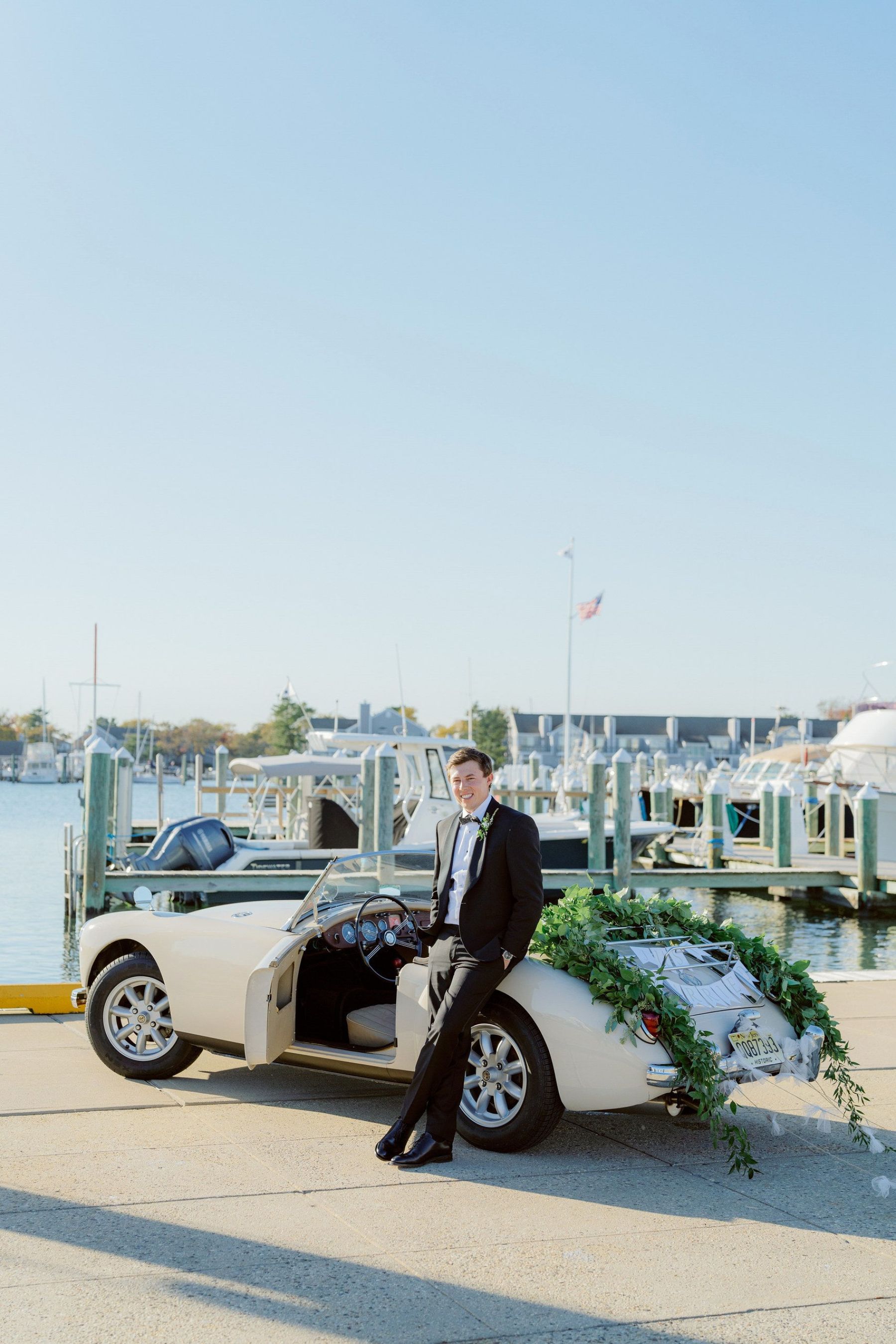 Katherine &amp; Matt's Classic English Garden Wedding at Bay Head Yacht Club photo