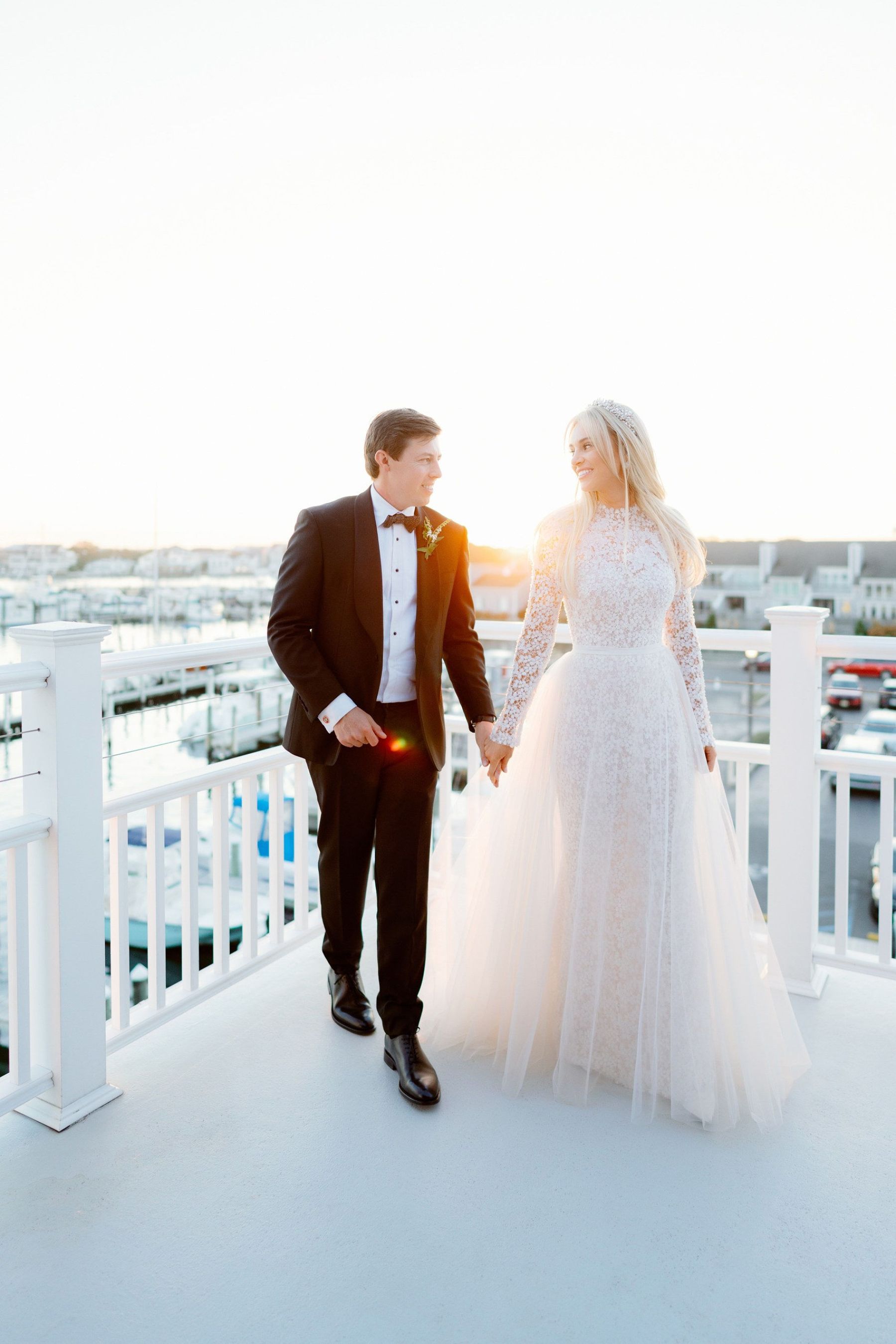 Katherine &amp; Matt's Classic English Garden Wedding at Bay Head Yacht Club photo