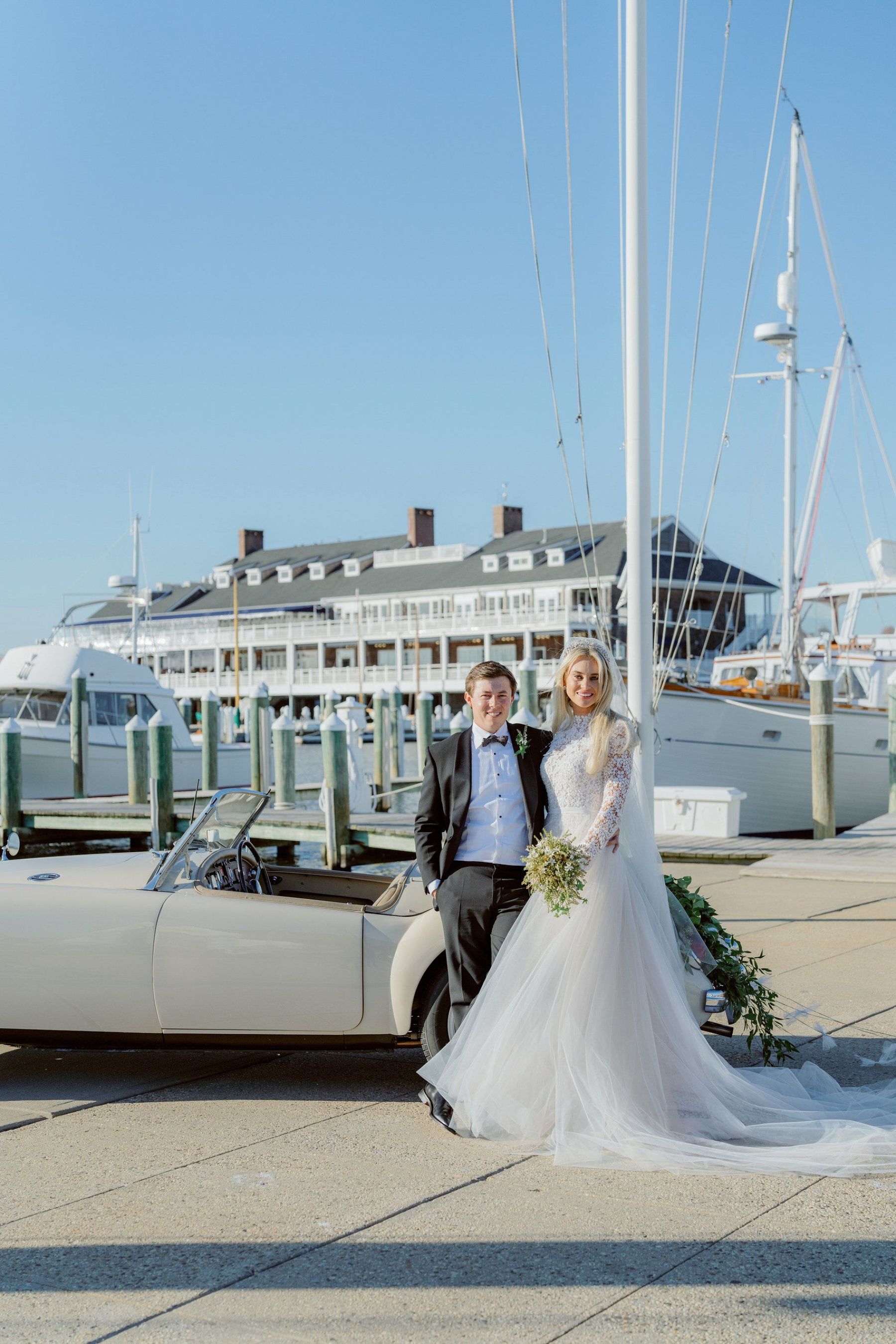 Katherine &amp; Matt's Classic English Garden Wedding at Bay Head Yacht Club photo