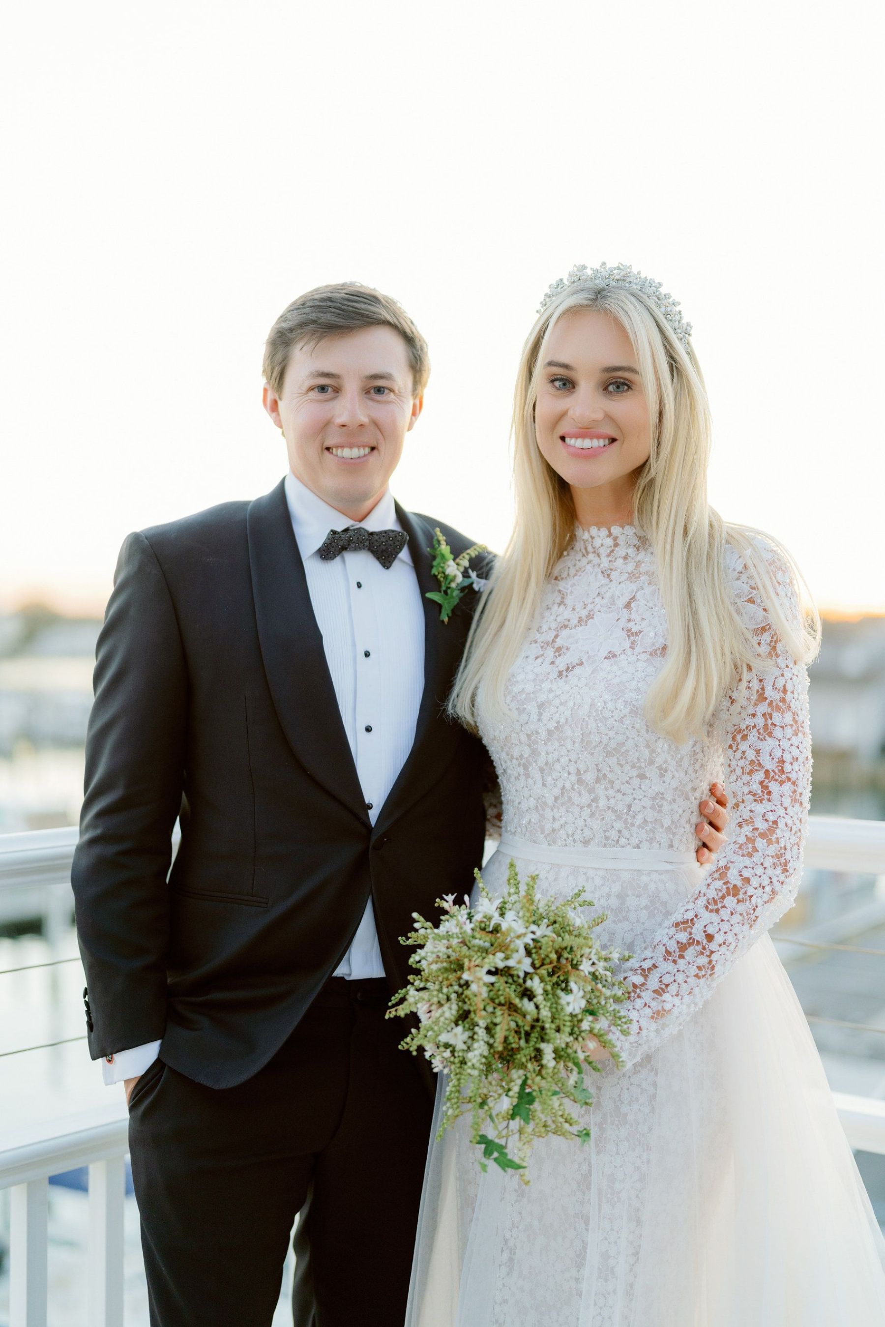 Katherine &amp; Matt's Classic English Garden Wedding at Bay Head Yacht Club photo