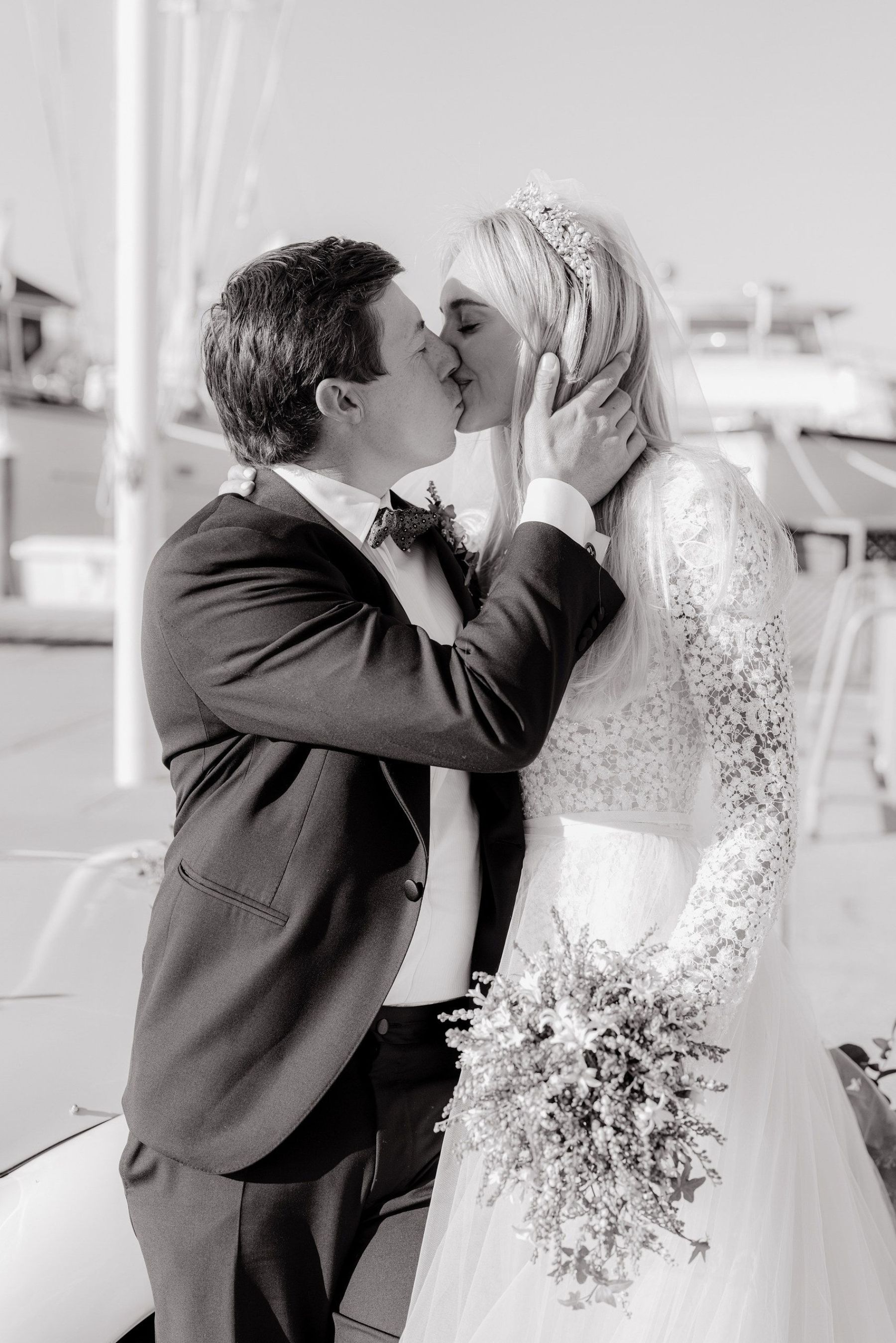 Katherine &amp; Matt's Classic English Garden Wedding at Bay Head Yacht Club photo