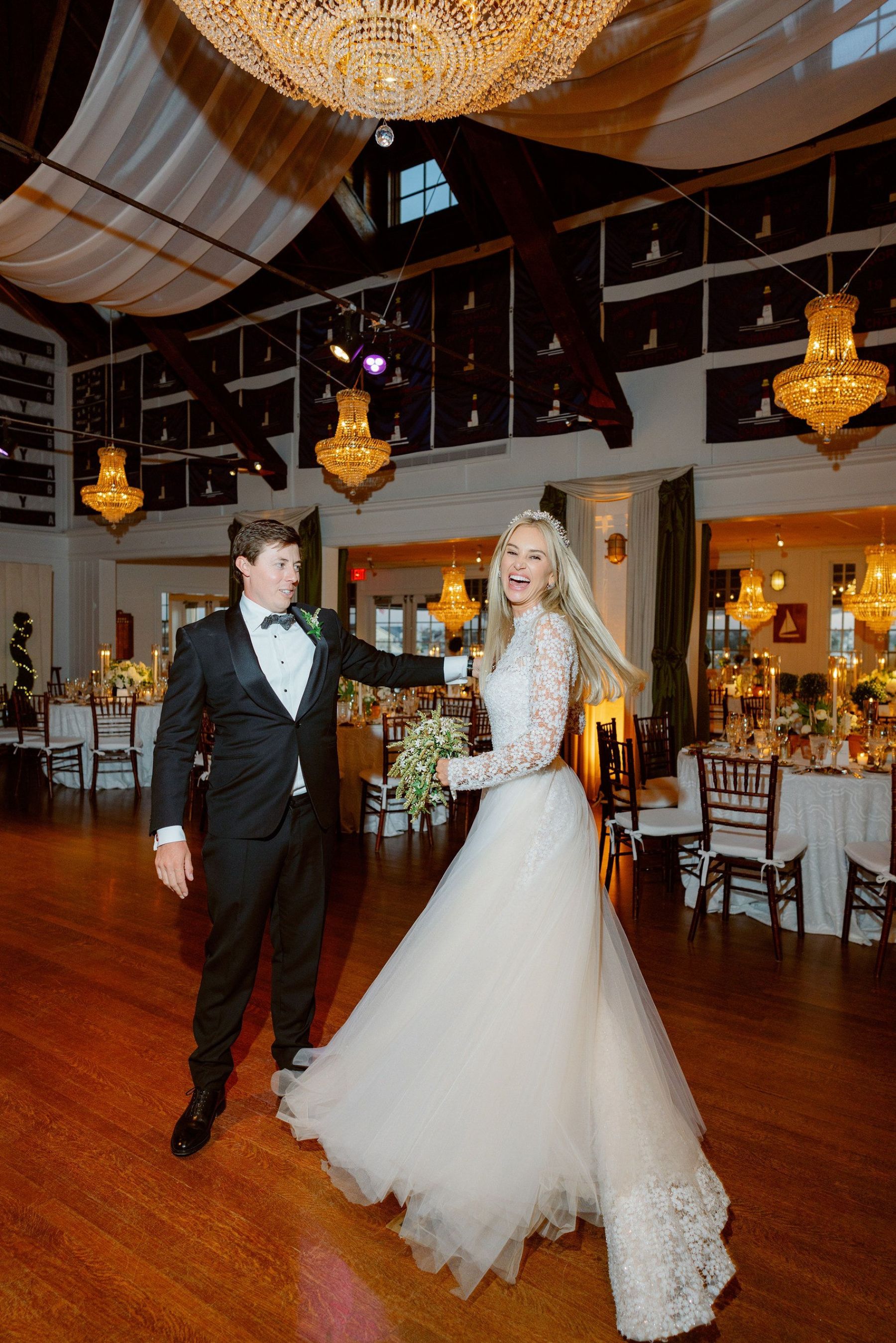 Katherine &amp; Matt's Classic English Garden Wedding at Bay Head Yacht Club photo