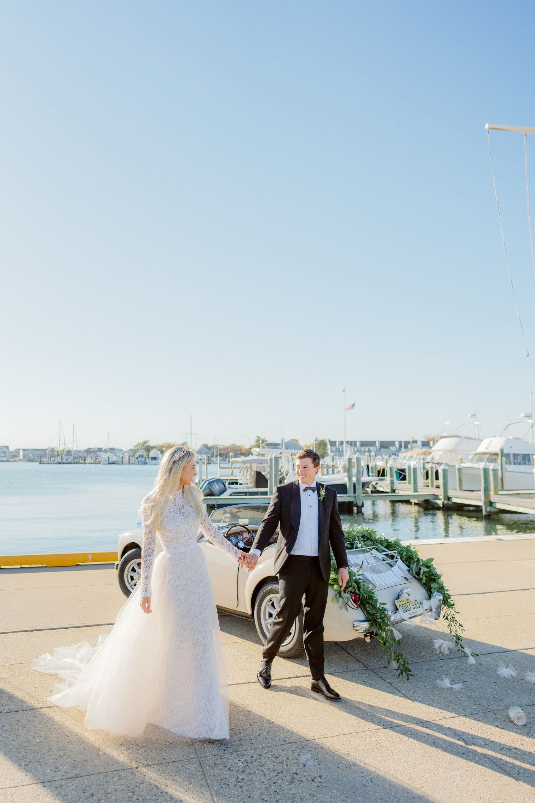 Katherine &amp; Matt's Classic English Garden Wedding at Bay Head Yacht Club photo