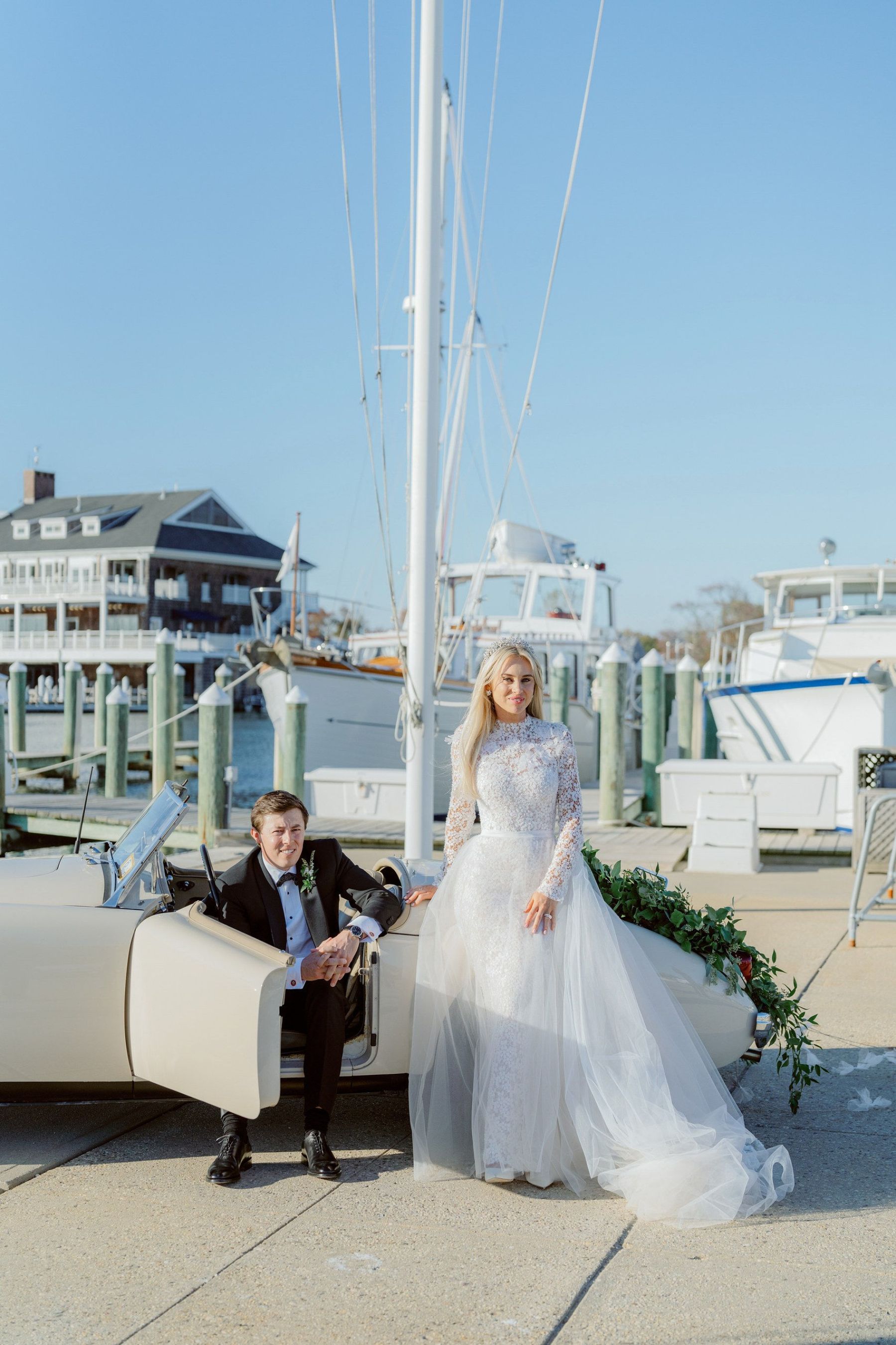 Katherine &amp; Matt's Classic English Garden Wedding at Bay Head Yacht Club photo