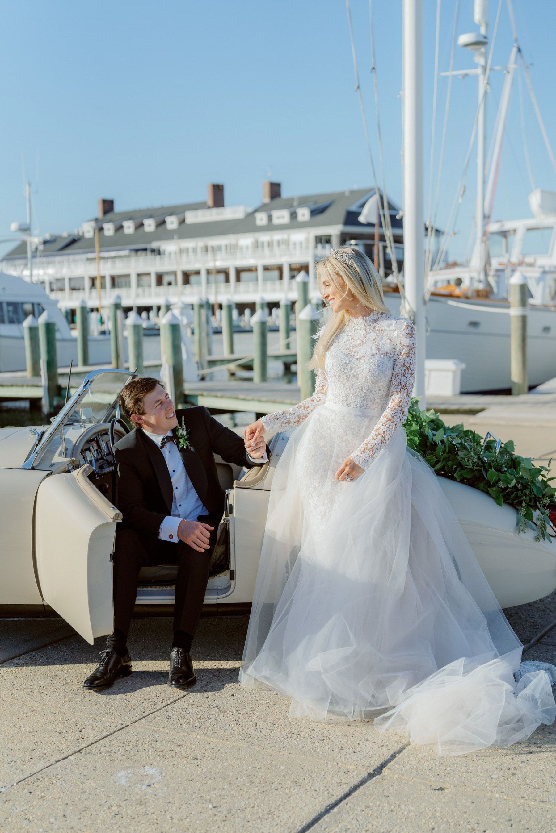 Katherine &amp; Matt's Classic English Garden Wedding at Bay Head Yacht Club photo