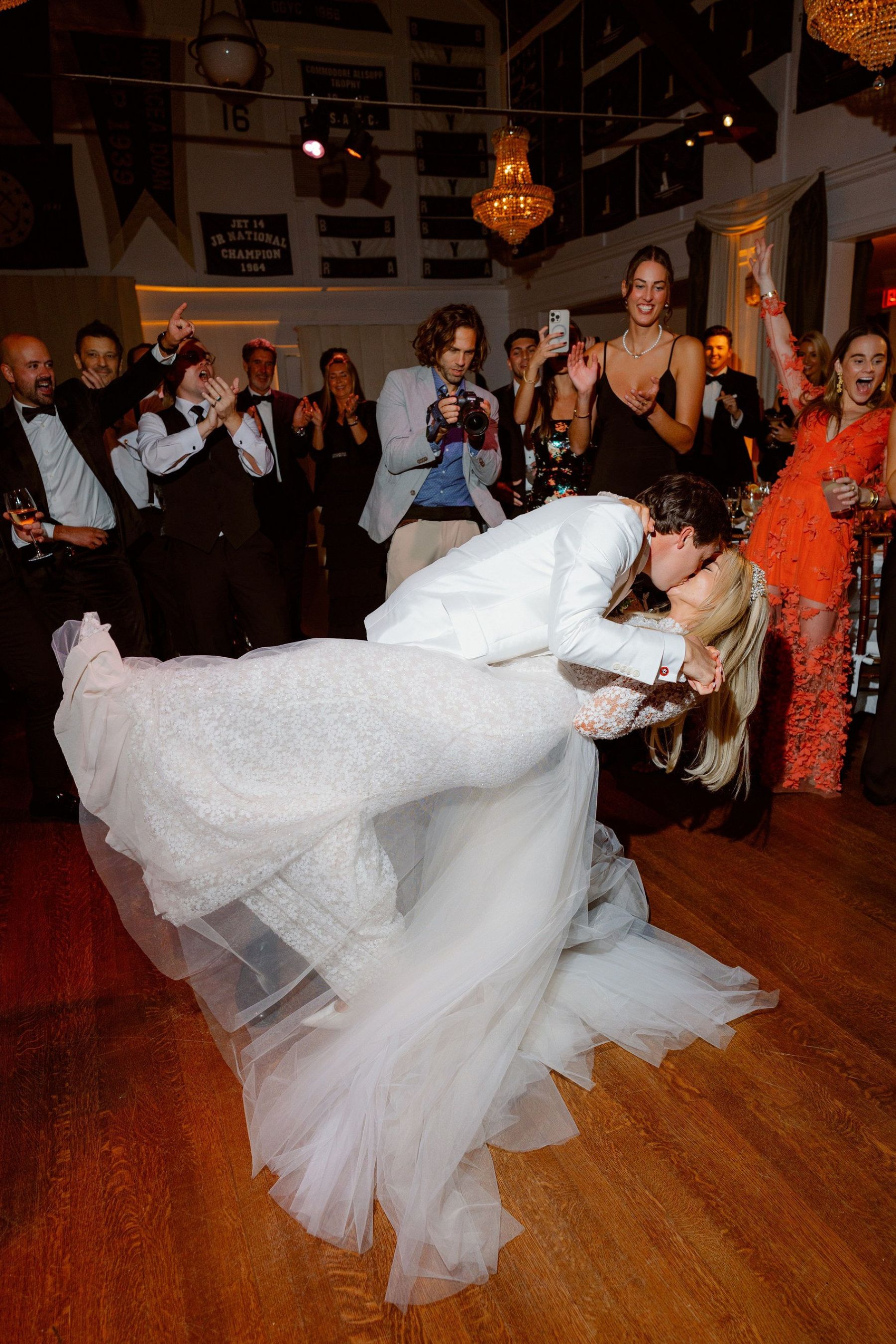 Katherine &amp; Matt's Classic English Garden Wedding at Bay Head Yacht Club photo