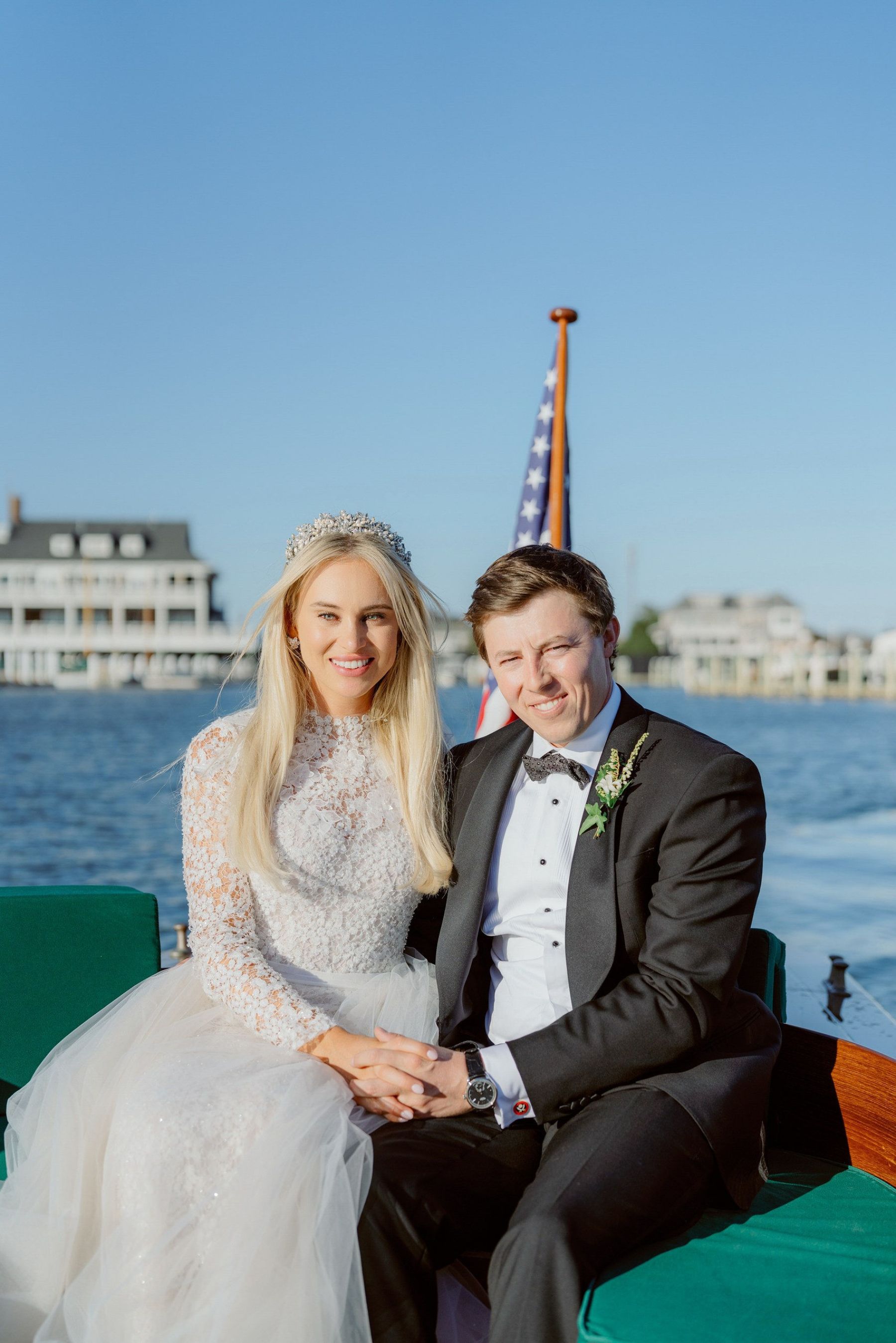 Katherine &amp; Matt's Classic English Garden Wedding at Bay Head Yacht Club photo