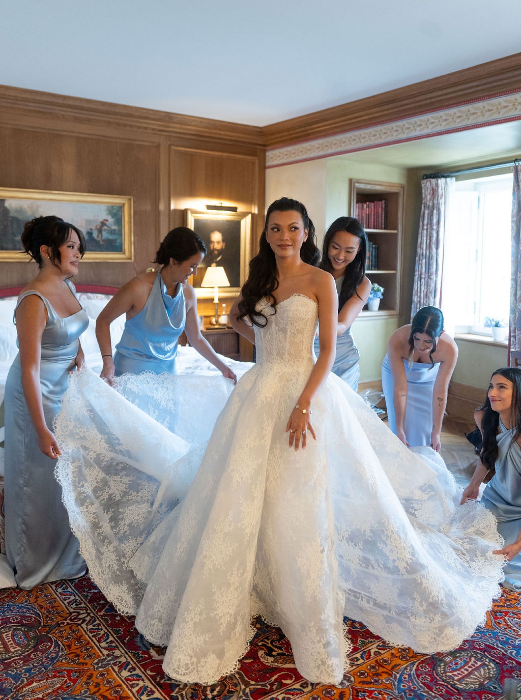 Blue Hues and 'I Do's': Annie and Sean's South of France Wedding at Airelles Gordes, La Bastide photo