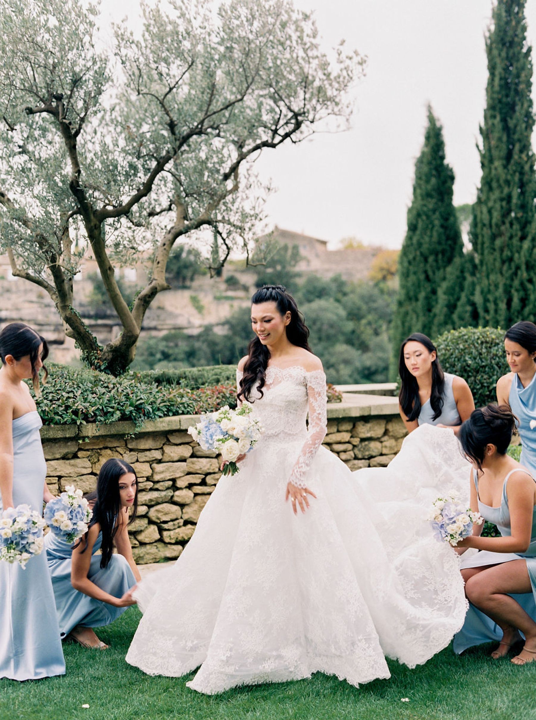 Blue Hues and 'I Do's': Annie and Sean's South of France Wedding at Airelles Gordes, La Bastide photo