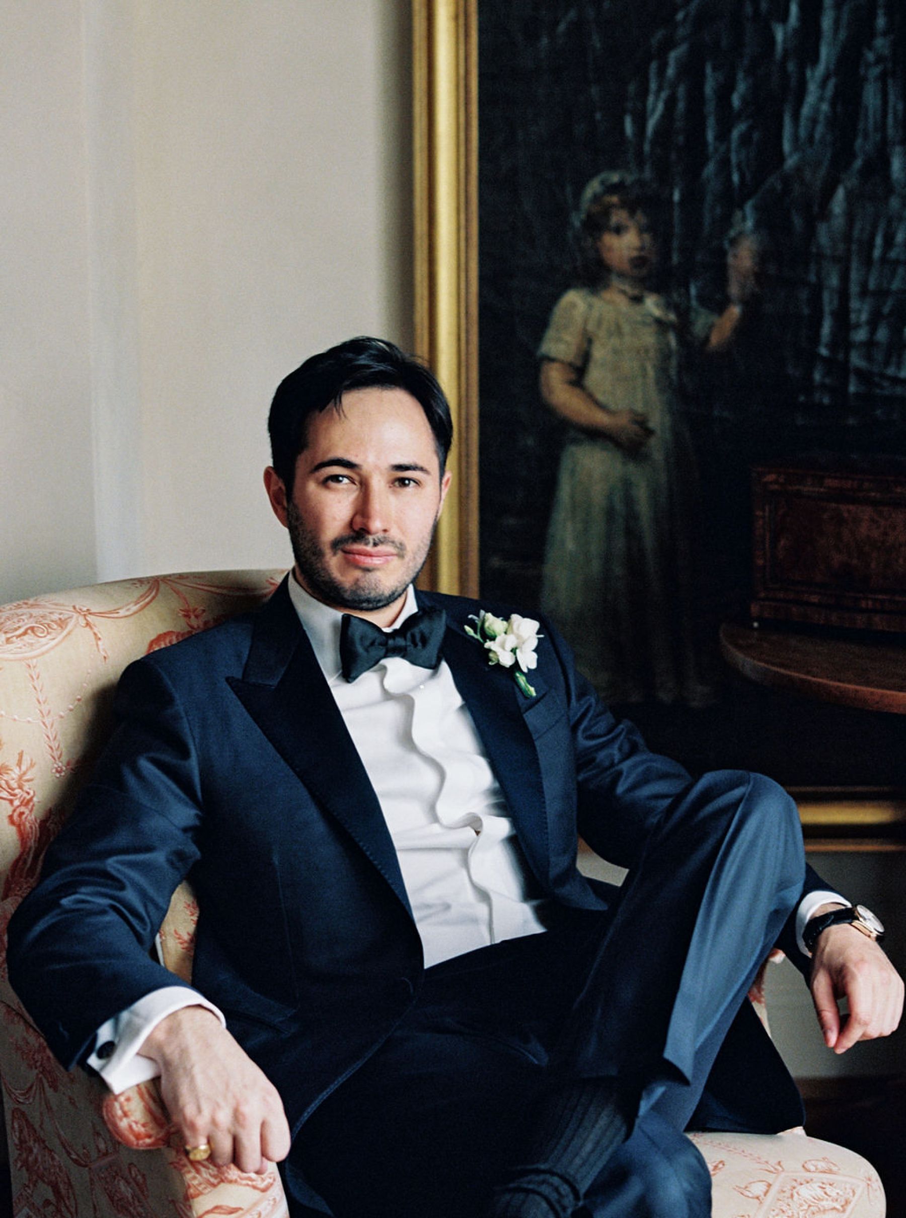 Blue Hues and 'I Do's': Annie and Sean's South of France Wedding at Airelles Gordes, La Bastide photo