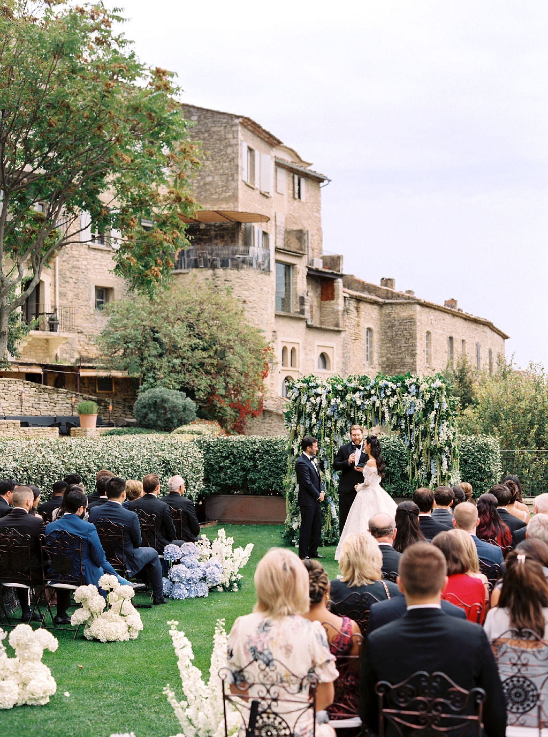 Blue Hues and 'I Do's': Annie and Sean's South of France Wedding at Airelles Gordes, La Bastide photo