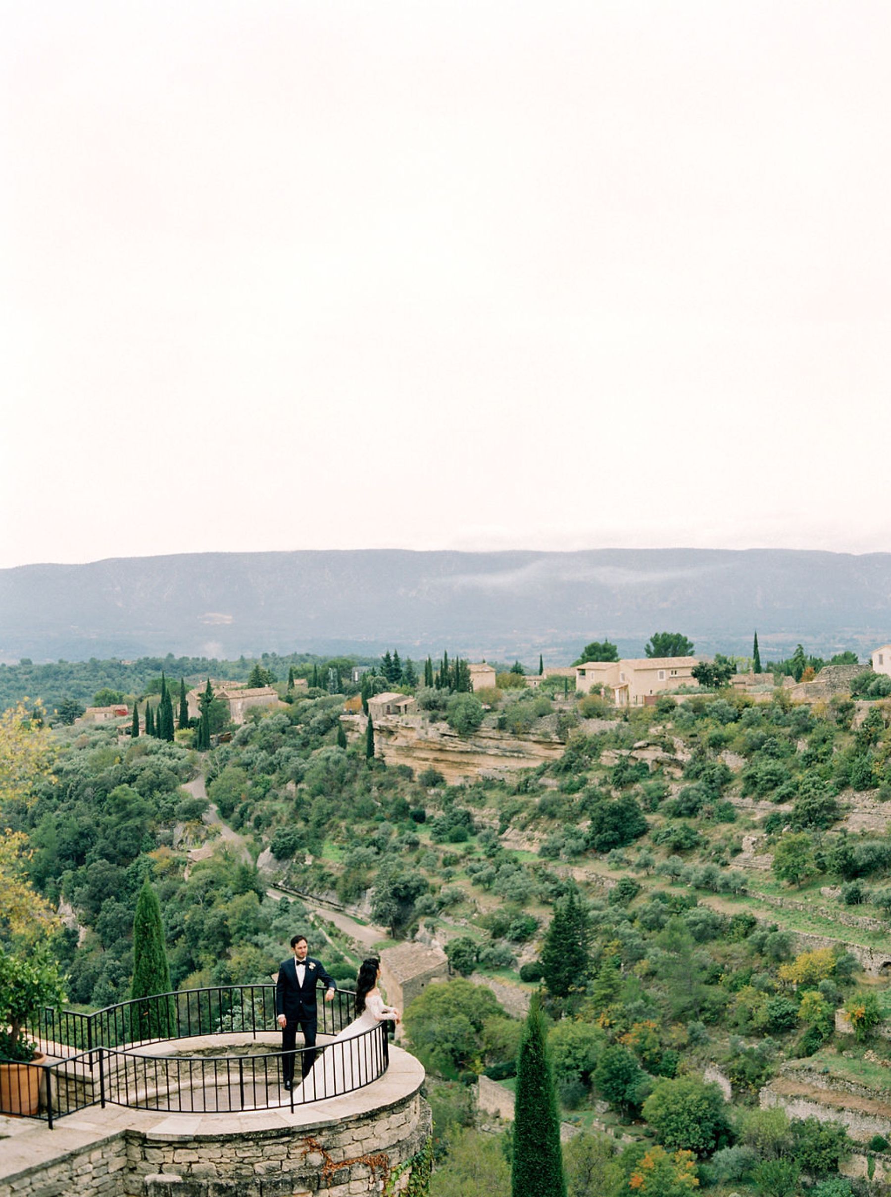 Blue Hues and 'I Do's': Annie and Sean's South of France Wedding at Airelles Gordes, La Bastide photo