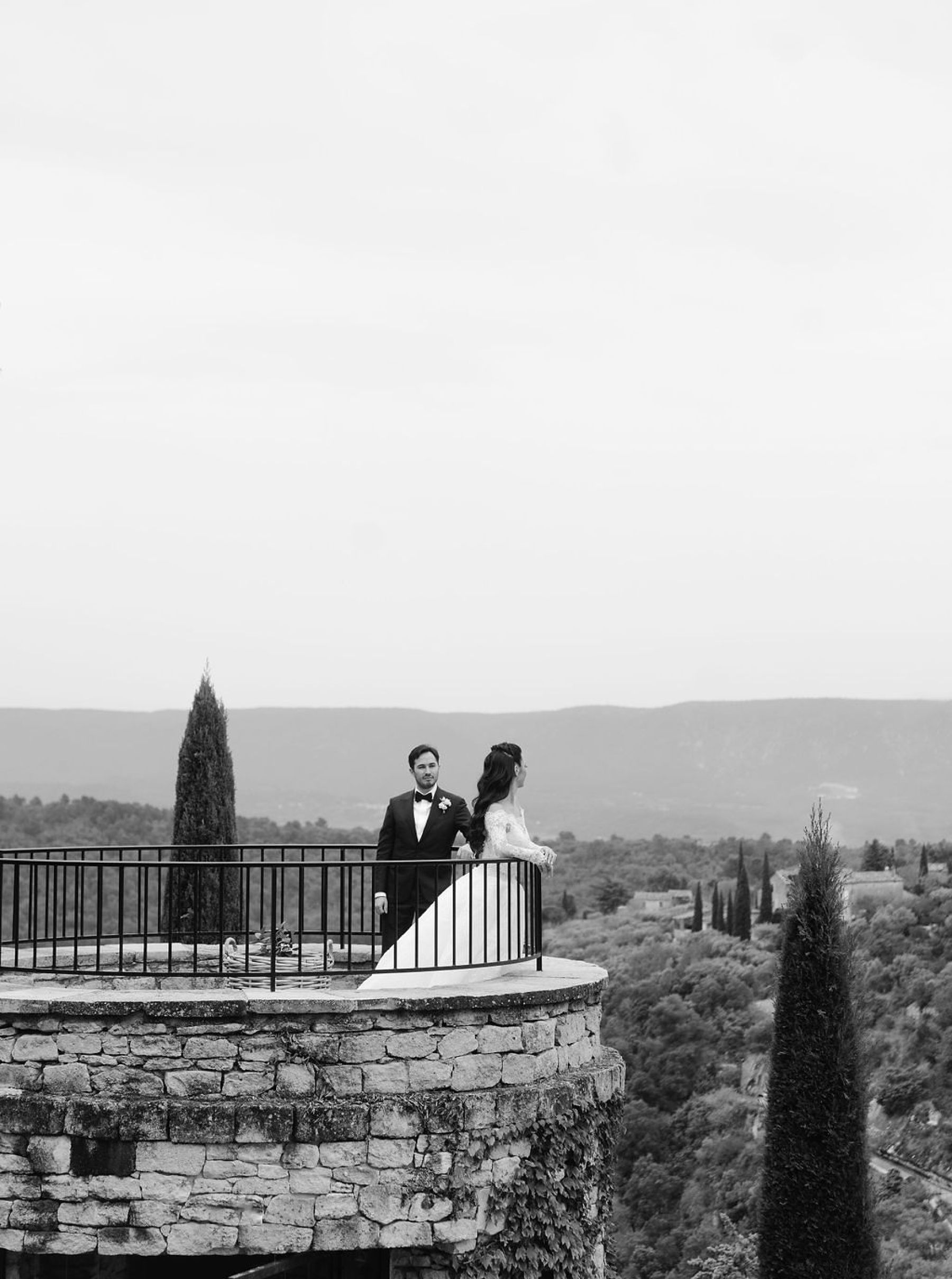 Blue Hues and 'I Do's': Annie and Sean's South of France Wedding at Airelles Gordes, La Bastide photo