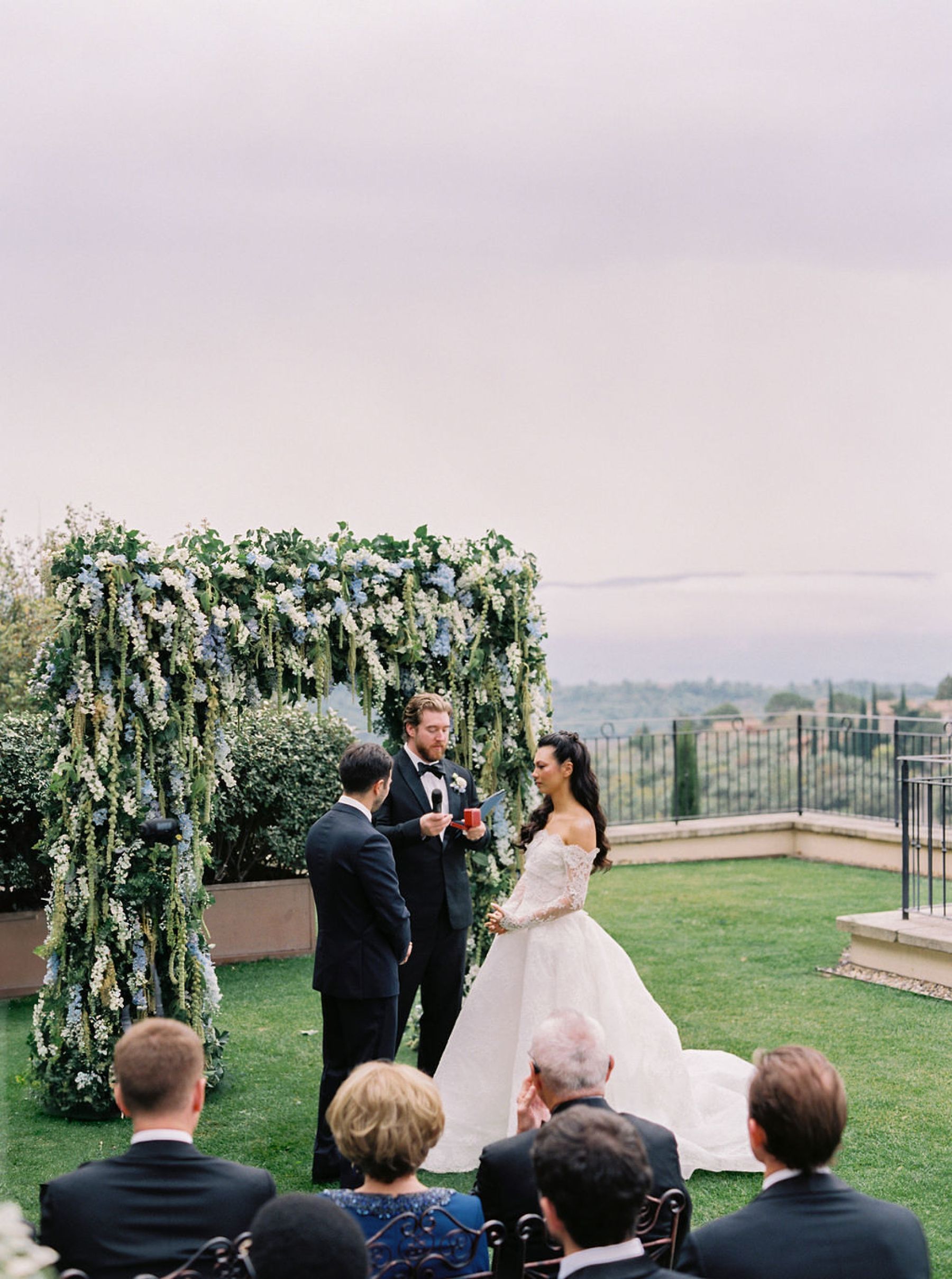 Blue Hues and 'I Do's': Annie and Sean's South of France Wedding at Airelles Gordes, La Bastide photo