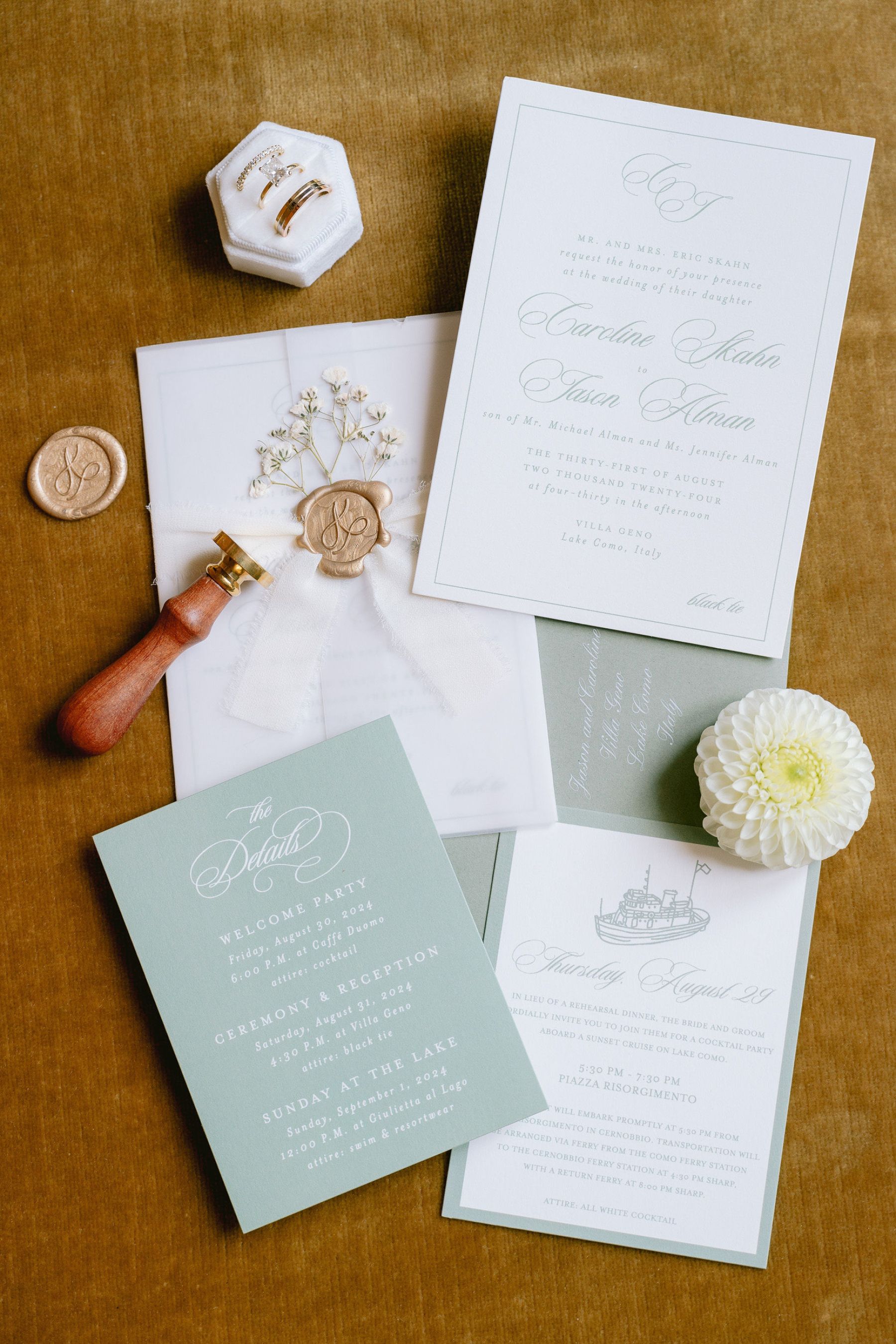 Caroline &amp; Jason's Italian Romance: Dream Wedding at Villa Geno photo