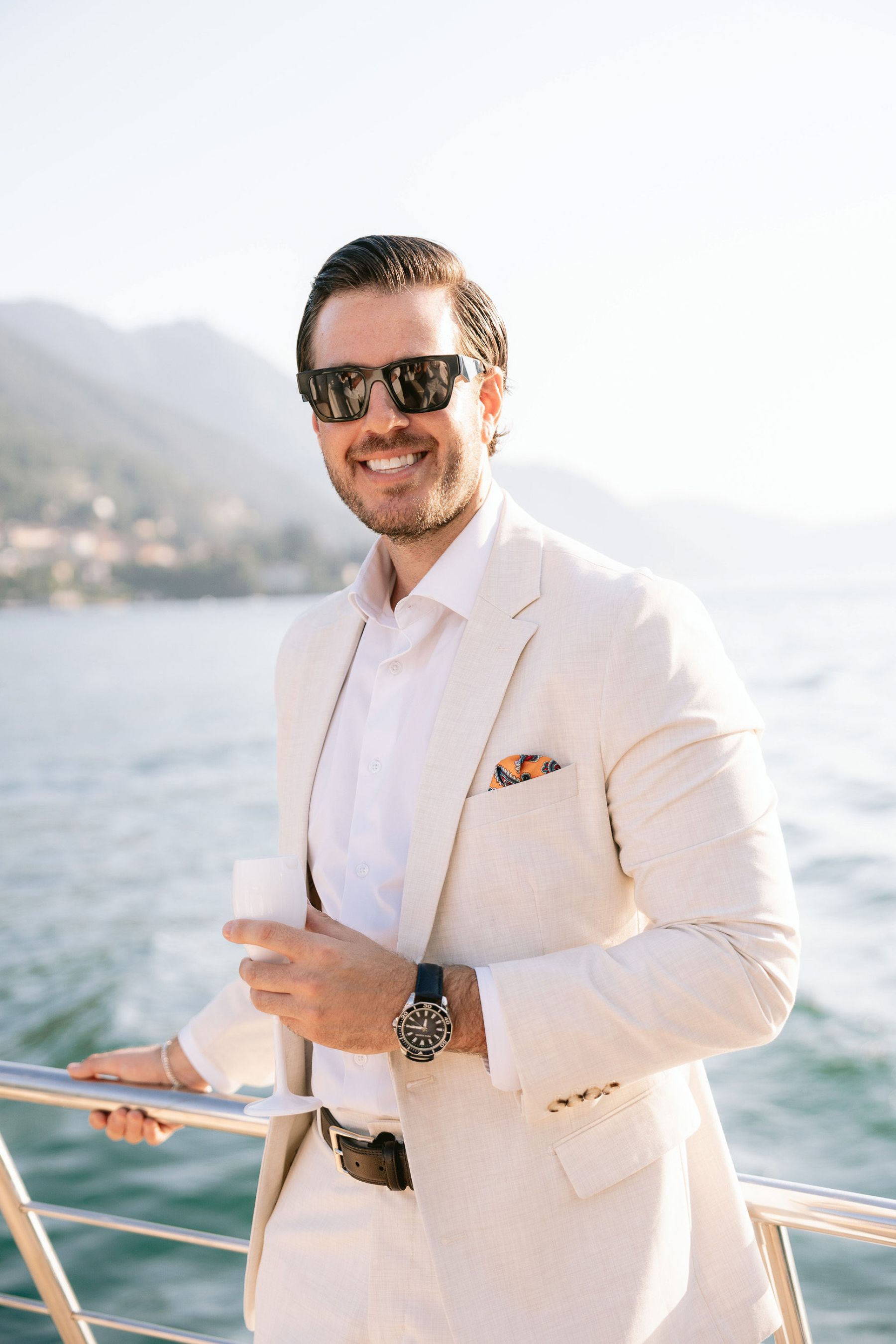 Caroline &amp; Jason's Italian Romance: Dream Wedding at Villa Geno photo