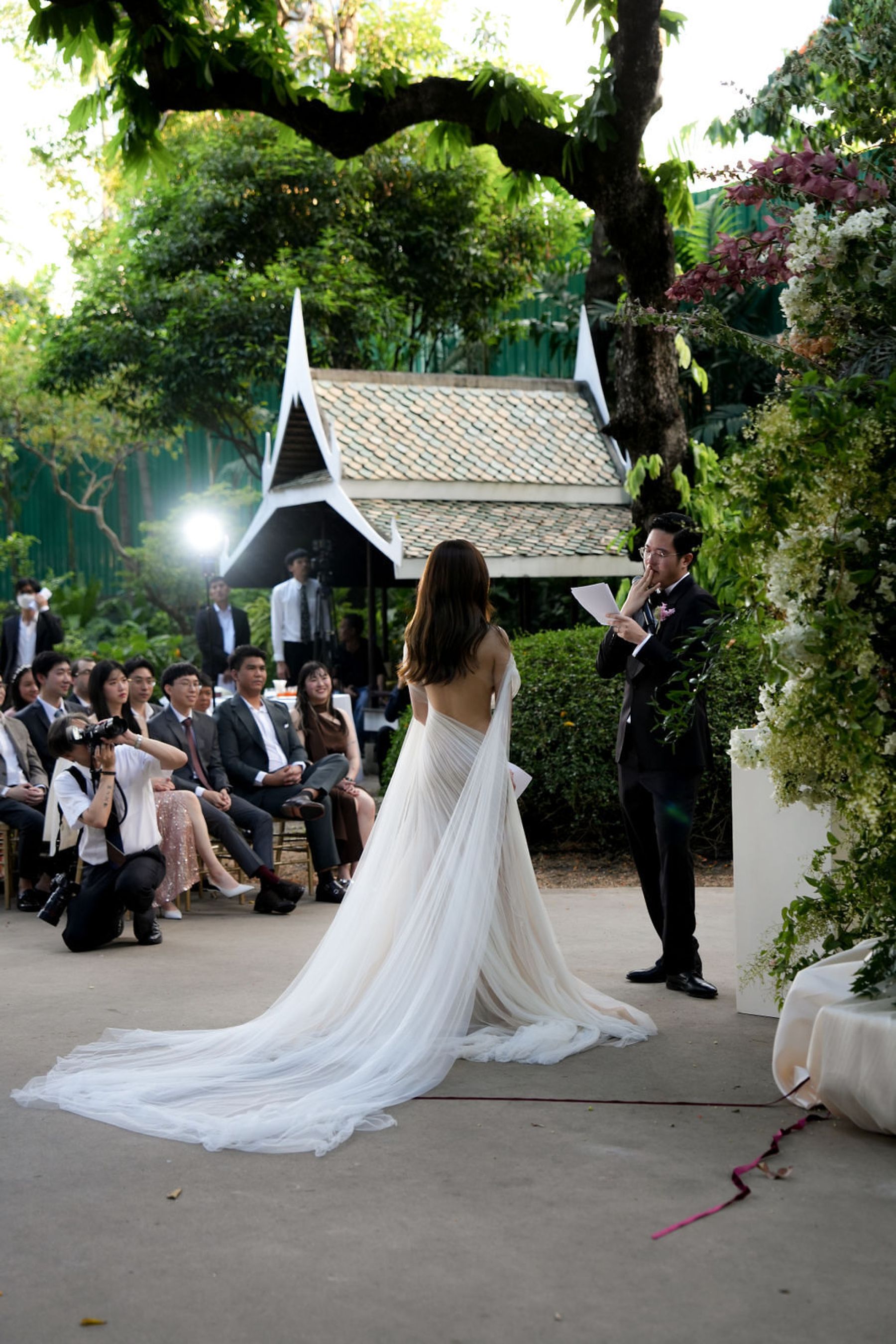 Under the Tree: Loreta and Thasit’s Enchanting Bangkok Wedding at Nai Lert Park photo