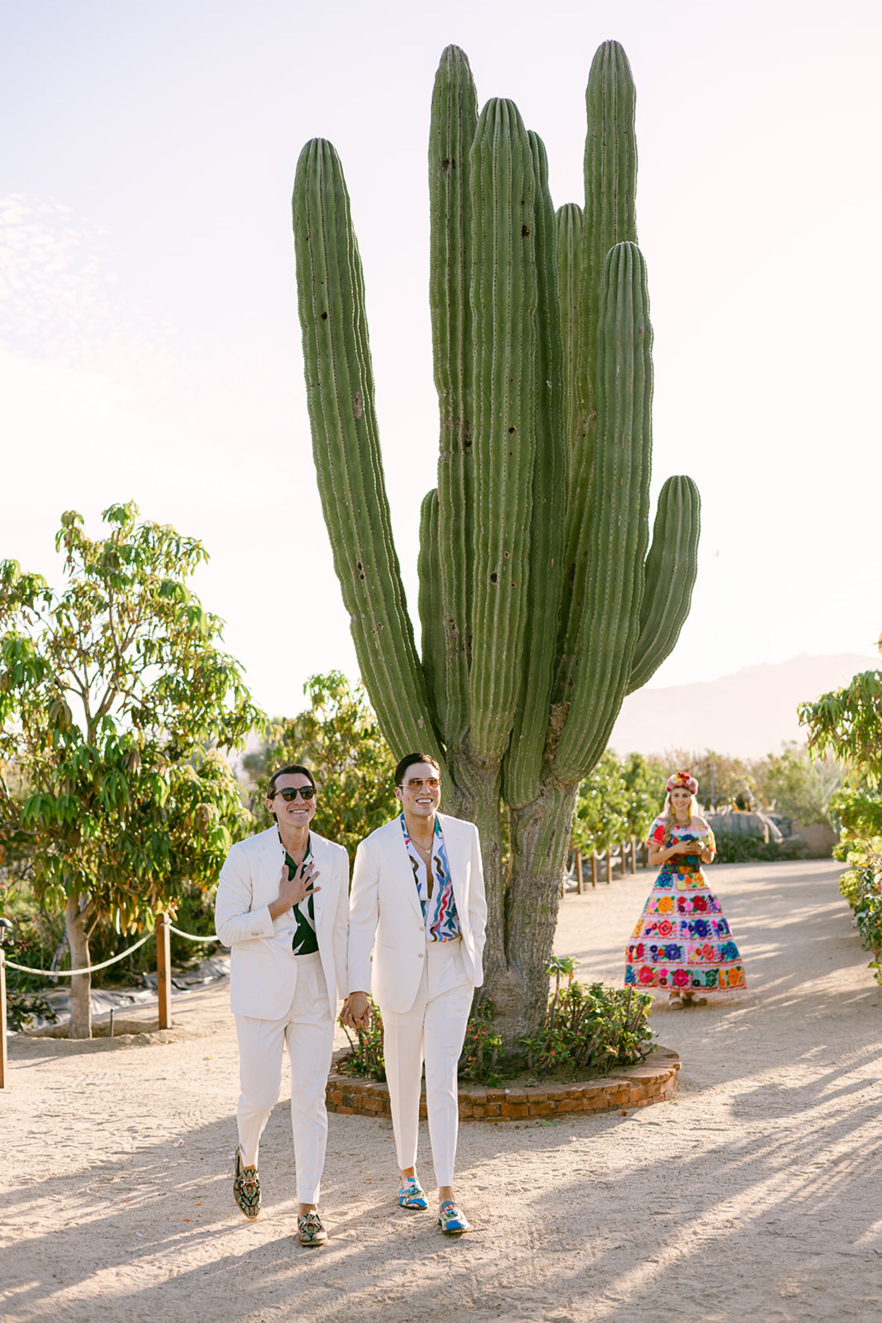 A Mexican-Inspired Tropical Disco Wedding at The Cape Hotel: Estevan and Michael’s Love Story photo