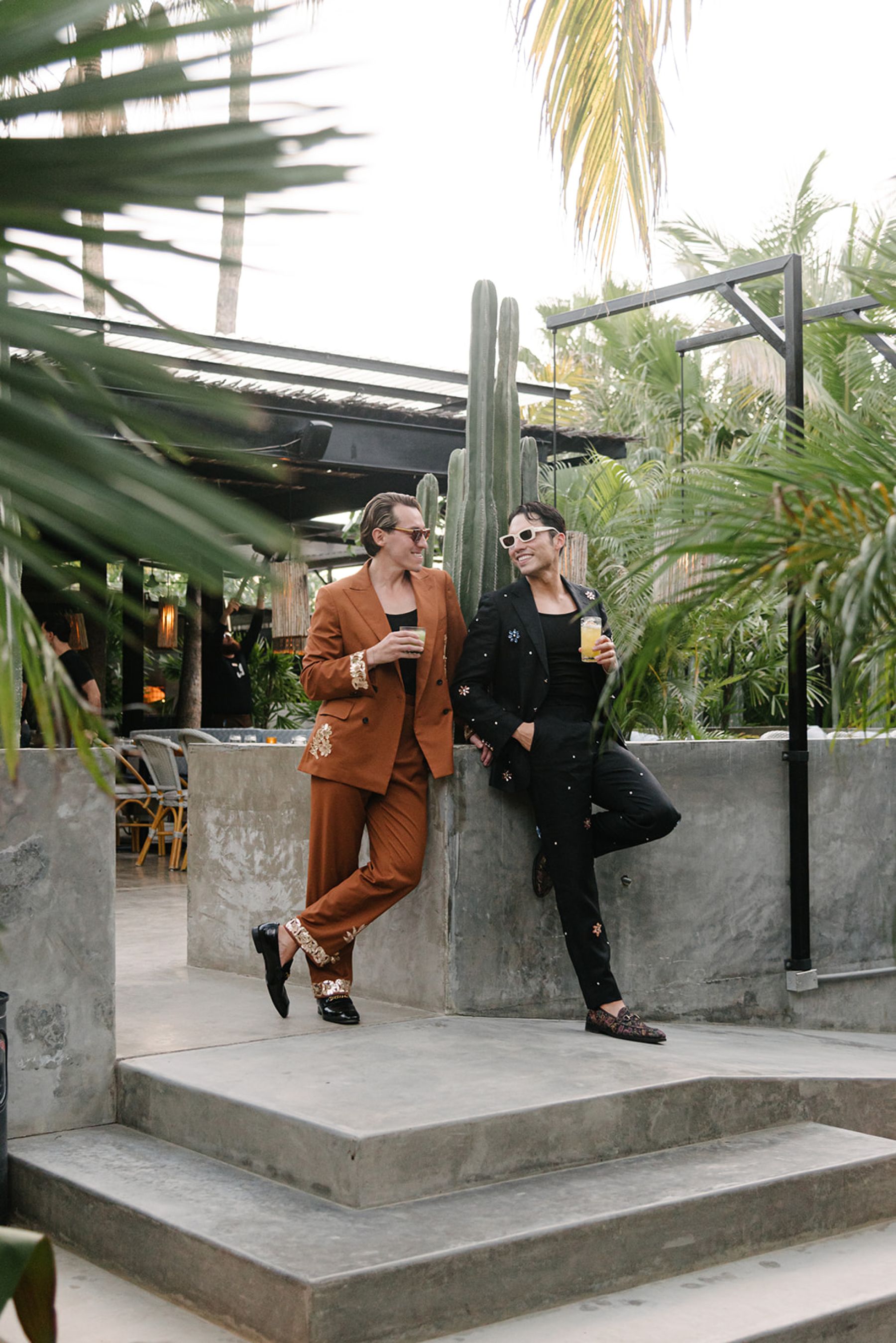 A Mexican-Inspired Tropical Disco Wedding at The Cape Hotel: Estevan and Michael’s Love Story photo