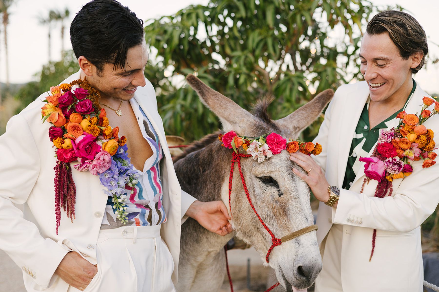 A Mexican-Inspired Tropical Disco Wedding at The Cape Hotel: Estevan and Michael’s Love Story photo