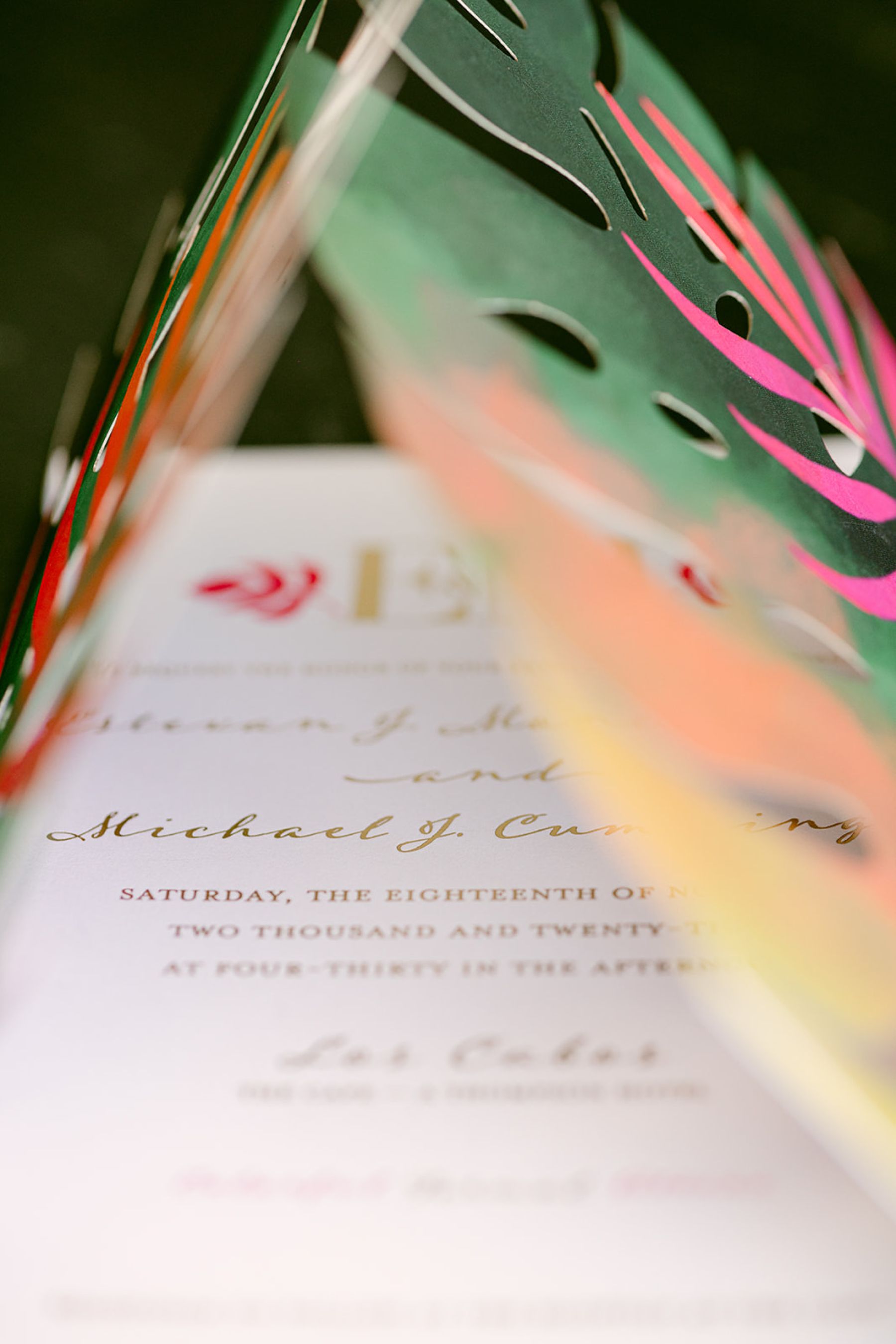 A Mexican-Inspired Tropical Disco Wedding at The Cape Hotel: Estevan and Michael’s Love Story photo