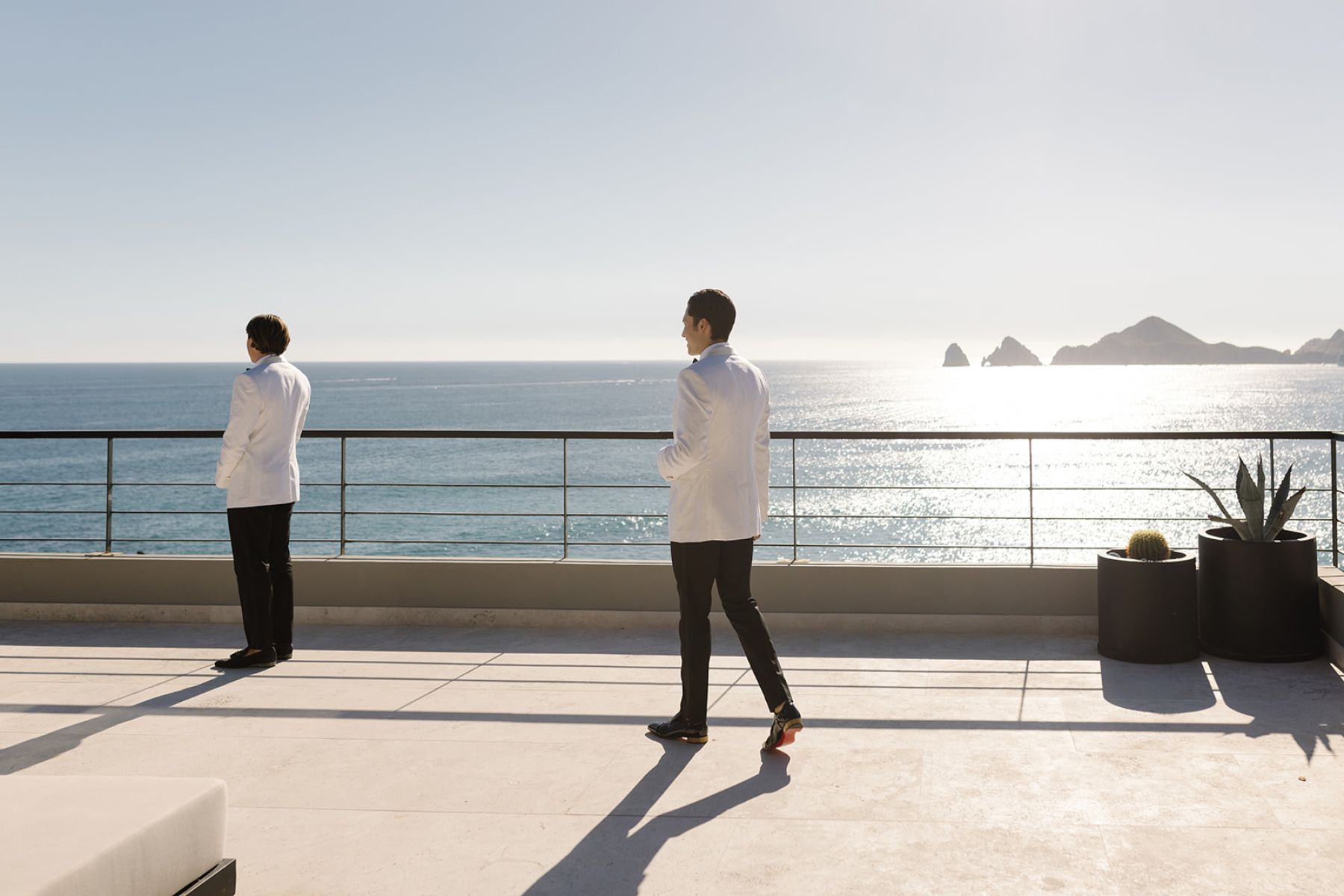 A Mexican-Inspired Tropical Disco Wedding at The Cape Hotel: Estevan and Michael’s Love Story photo