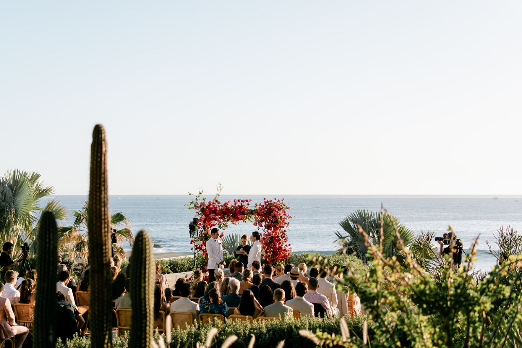 A Mexican-Inspired Tropical Disco Wedding at The Cape Hotel: Estevan and Michael’s Love Story photo