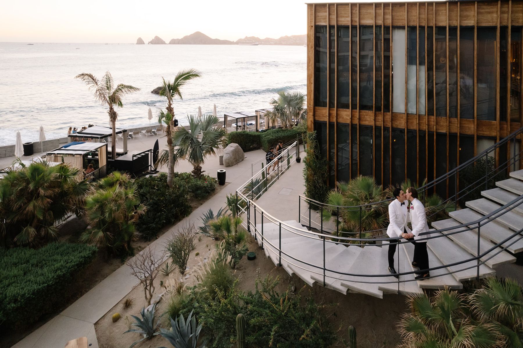 A Mexican-Inspired Tropical Disco Wedding at The Cape Hotel: Estevan and Michael’s Love Story photo