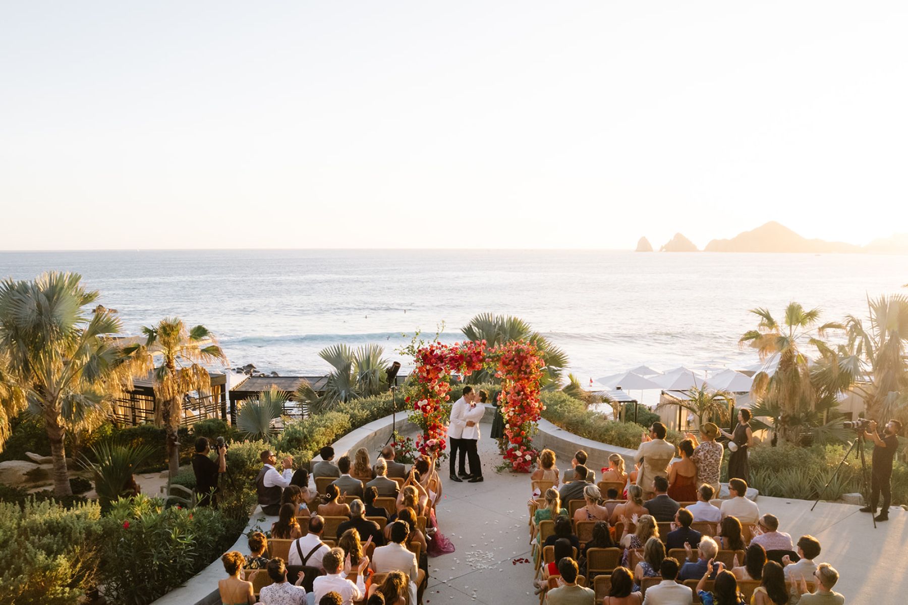 A Mexican-Inspired Tropical Disco Wedding at The Cape Hotel: Estevan and Michael’s Love Story photo