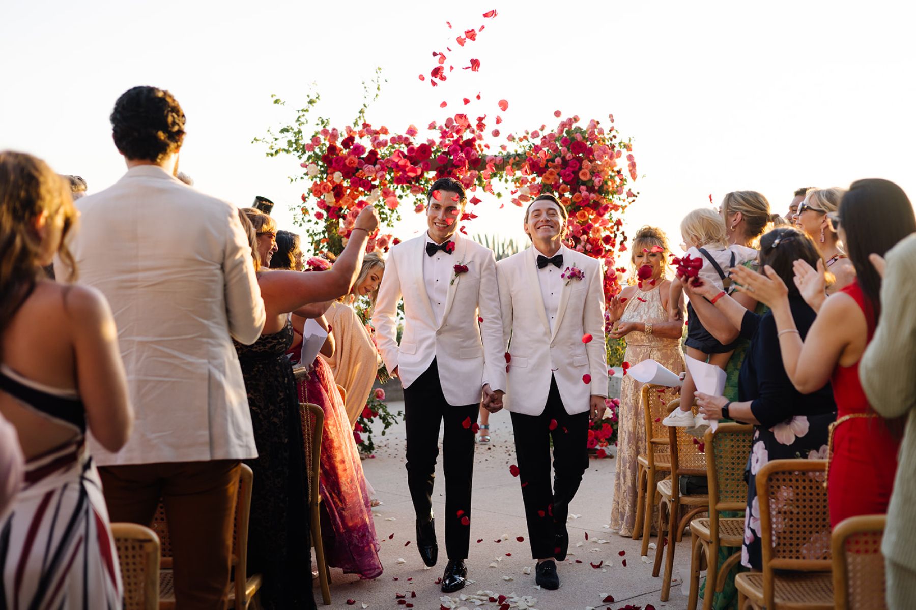 A Mexican-Inspired Tropical Disco Wedding at The Cape Hotel: Estevan and Michael’s Love Story photo