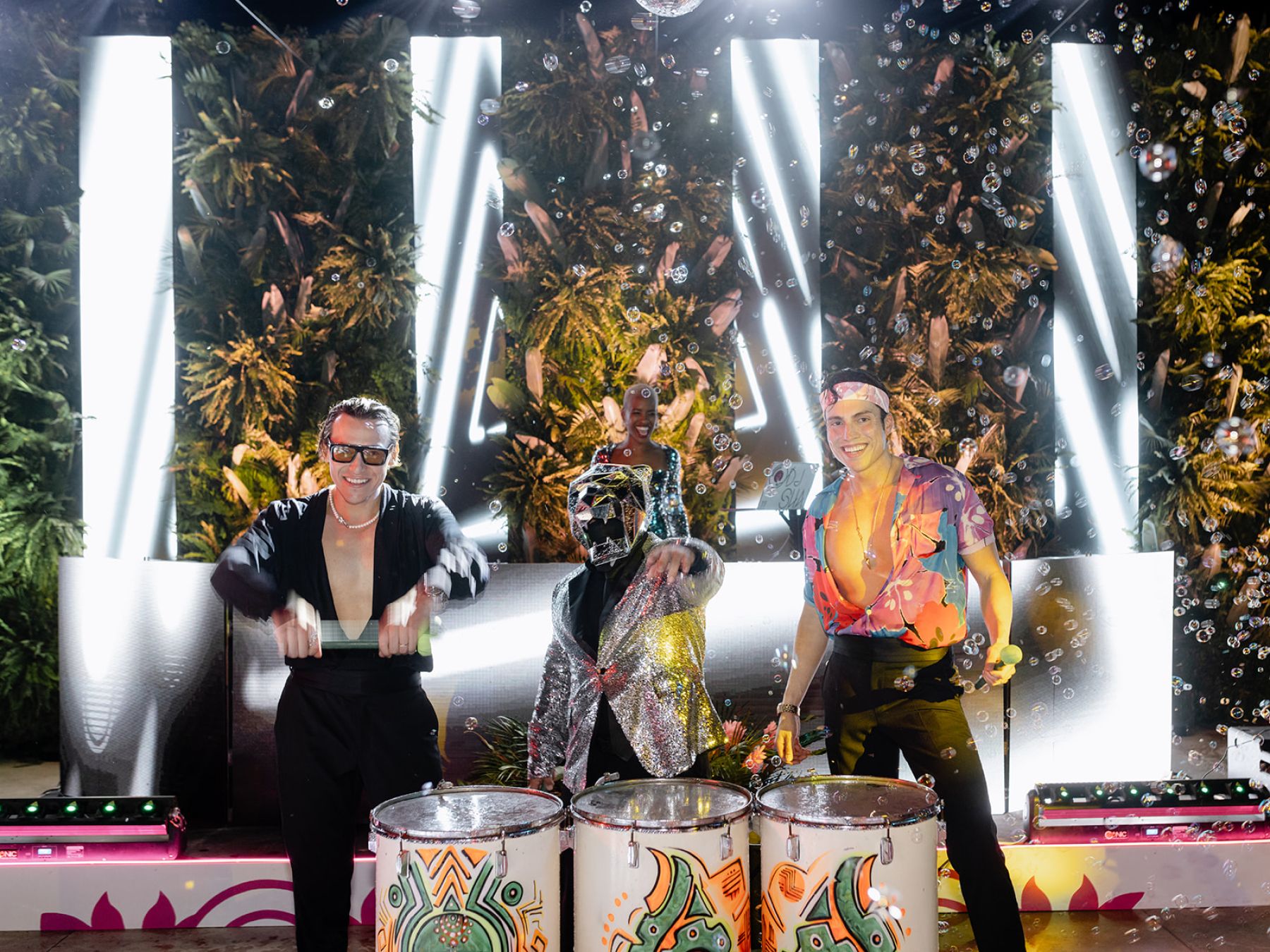 A Mexican-Inspired Tropical Disco Wedding at The Cape Hotel: Estevan and Michael’s Love Story photo