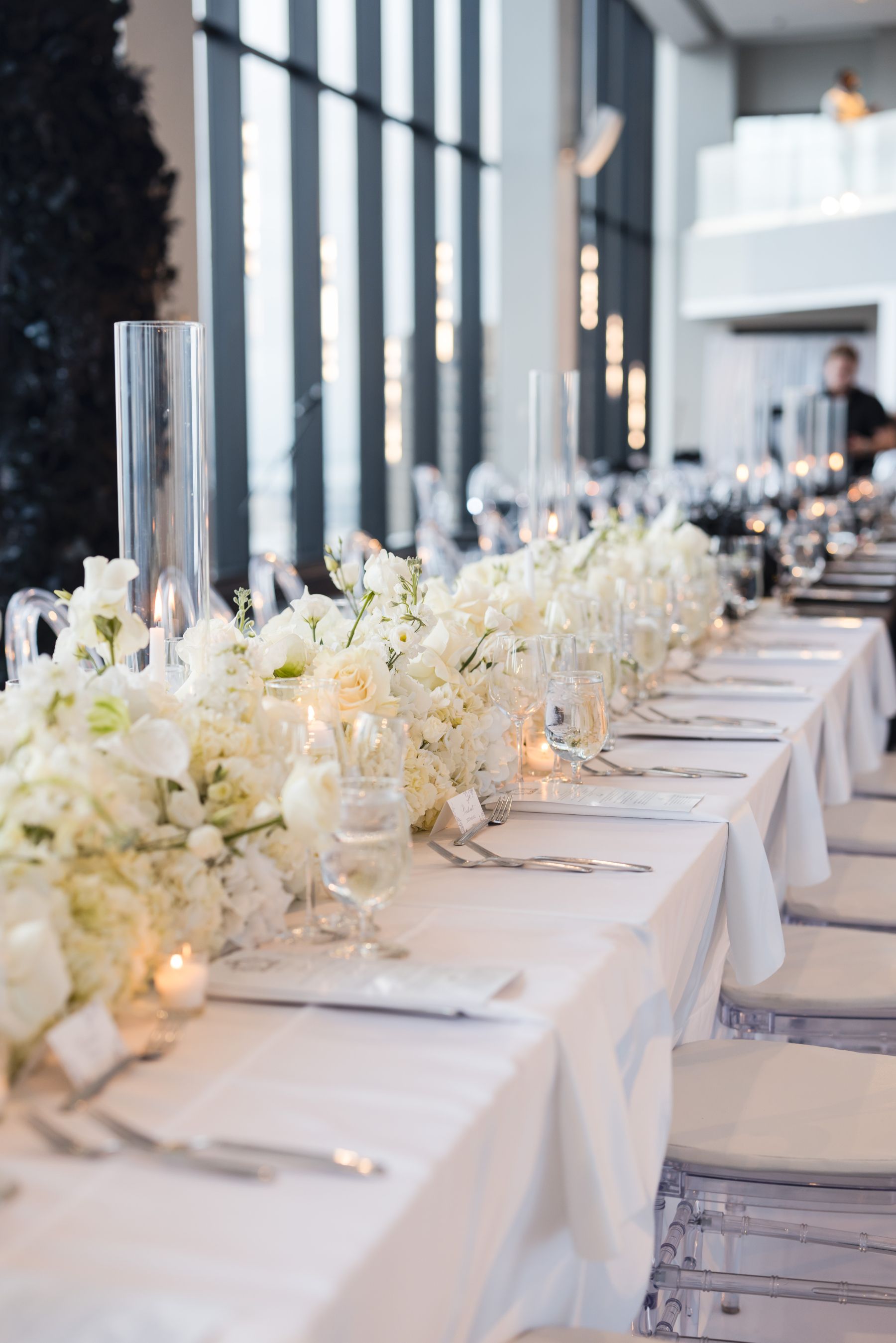 Black‑and‑White Harmony in the Clouds: Shaloo &amp; Timothy’s Yin-Yang Wedding at the State Room photo