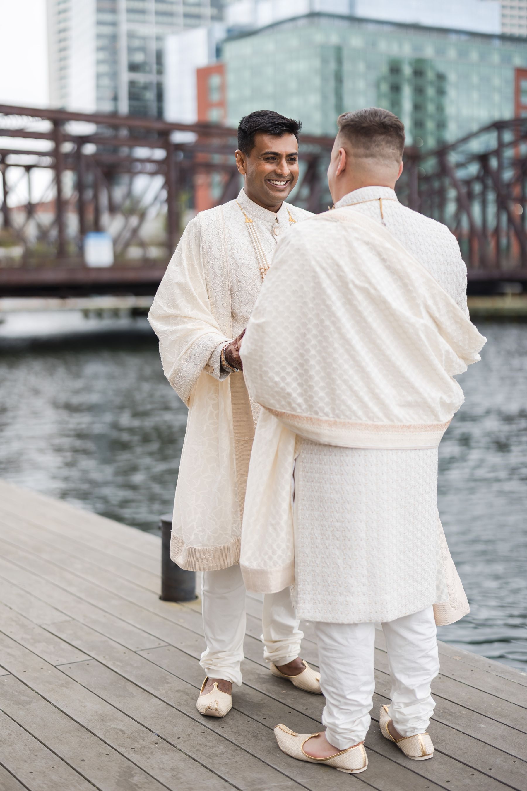 Black‑and‑White Harmony in the Clouds: Shaloo &amp; Timothy’s Yin-Yang Wedding at the State Room photo
