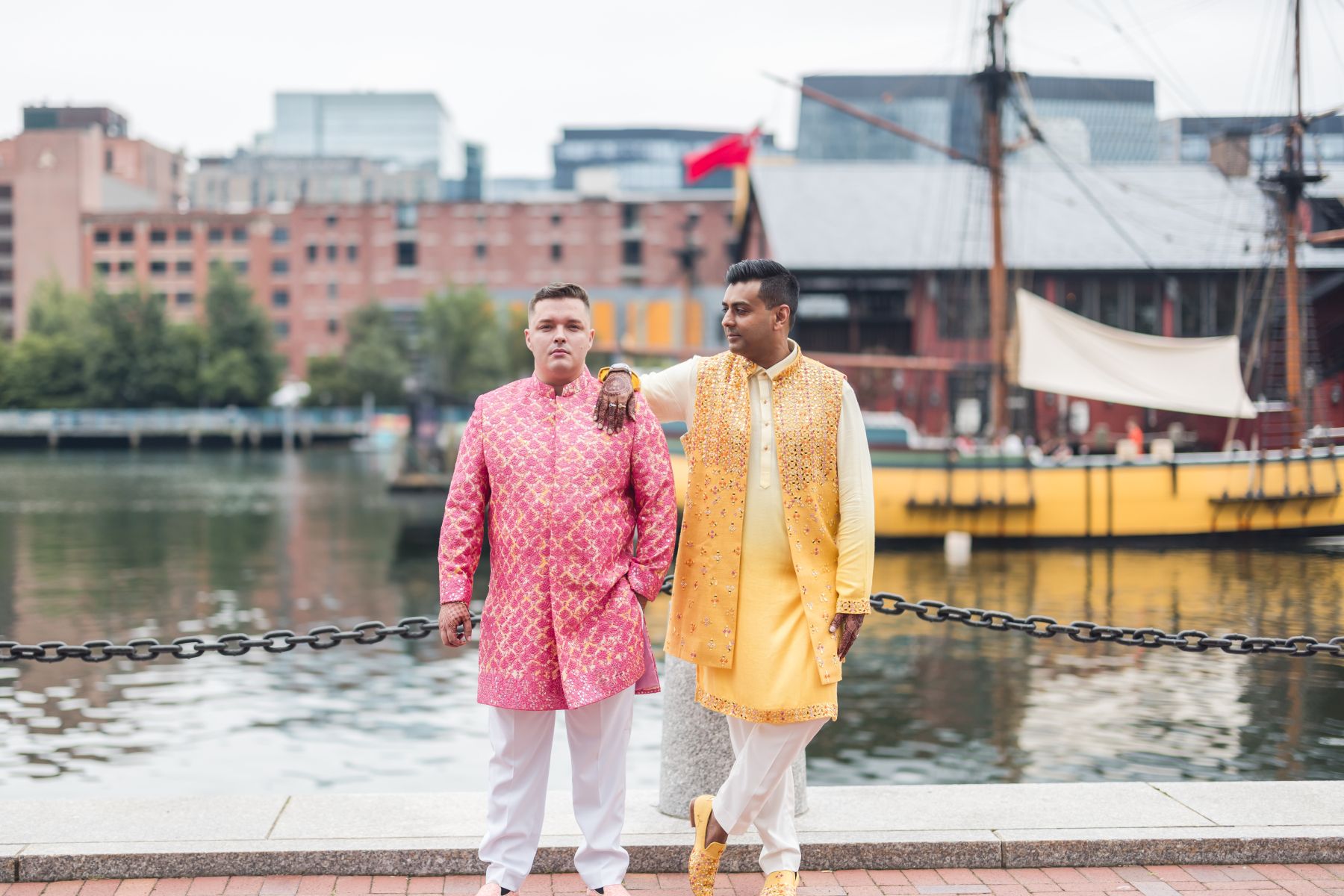 Black‑and‑White Harmony in the Clouds: Shaloo &amp; Timothy’s Yin-Yang Wedding at the State Room photo