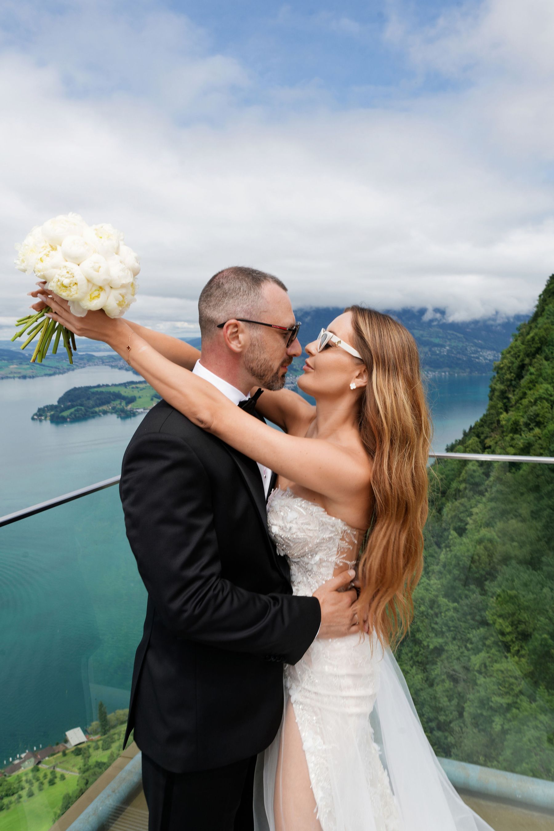A Sky-High Love Story: Natalia and Alex`s Intimate Swiss Alpine Wedding at Bürgenstock Resort photo