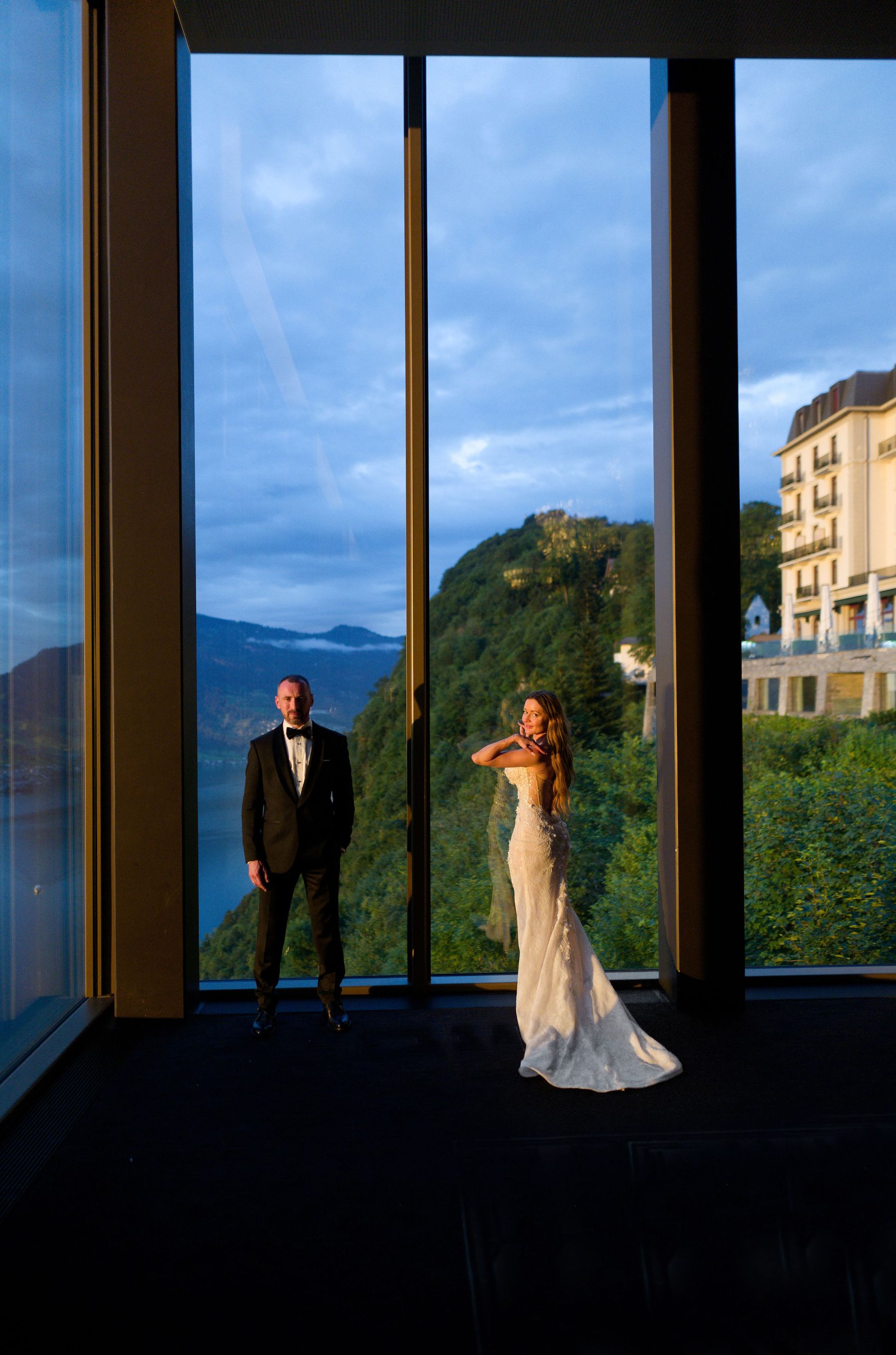 A Sky-High Love Story: Natalia and Alex`s Intimate Swiss Alpine Wedding at Bürgenstock Resort photo