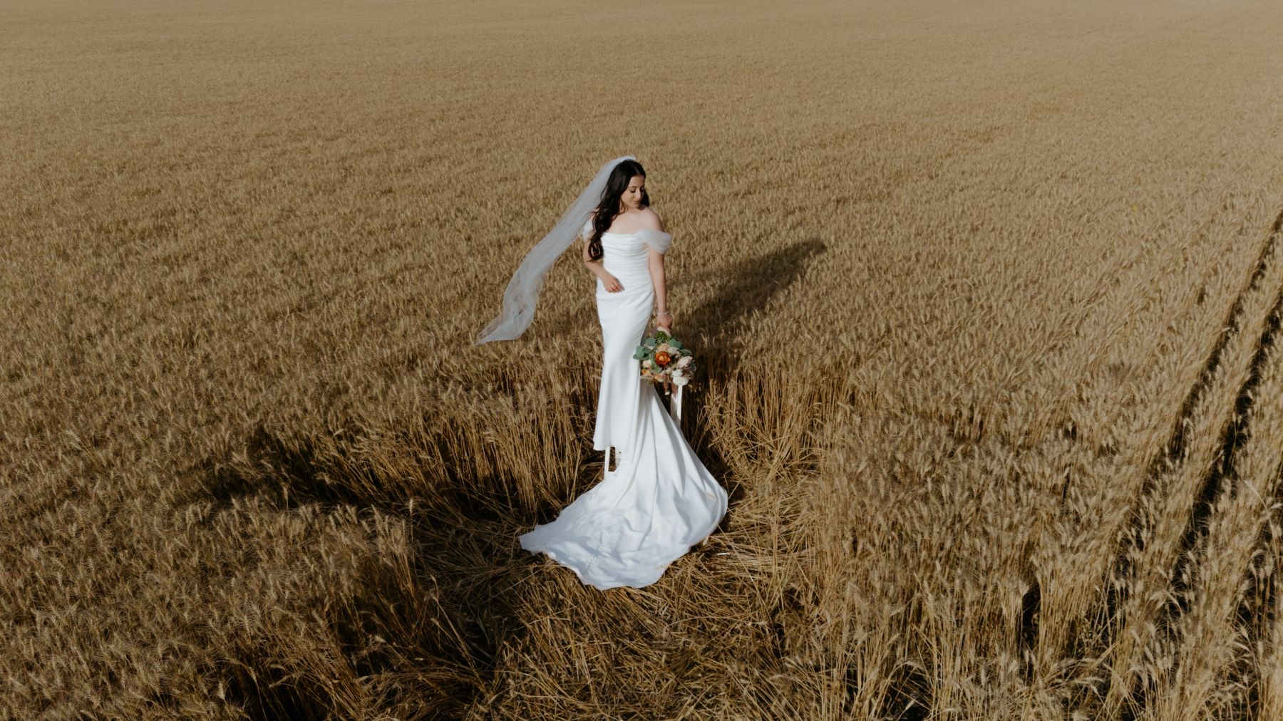 Naina &amp; Ryan's Cross-Continental Love Story at Willow Lane Barn photo