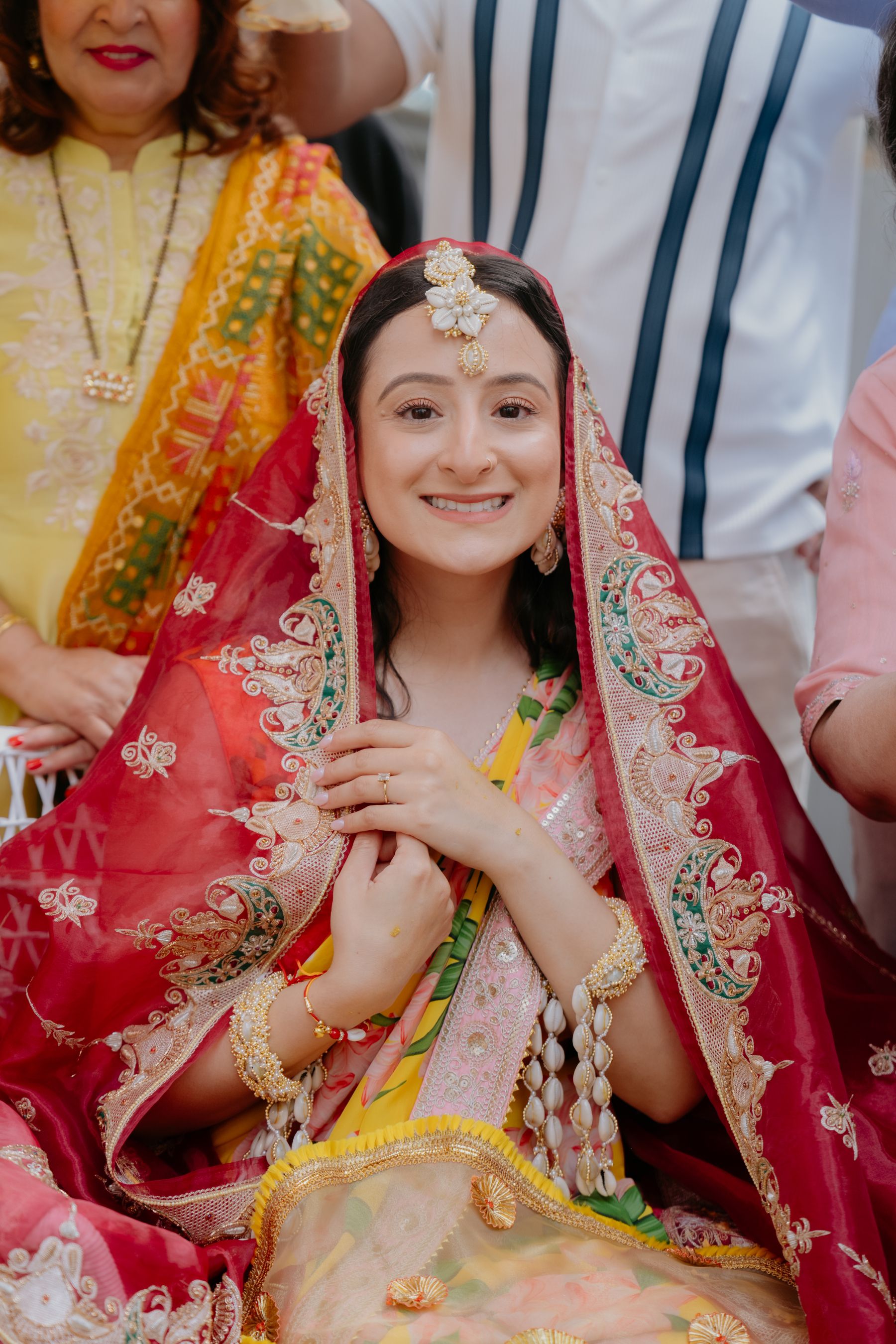 Naina &amp; Ryan's Cross-Continental Love Story at Willow Lane Barn photo