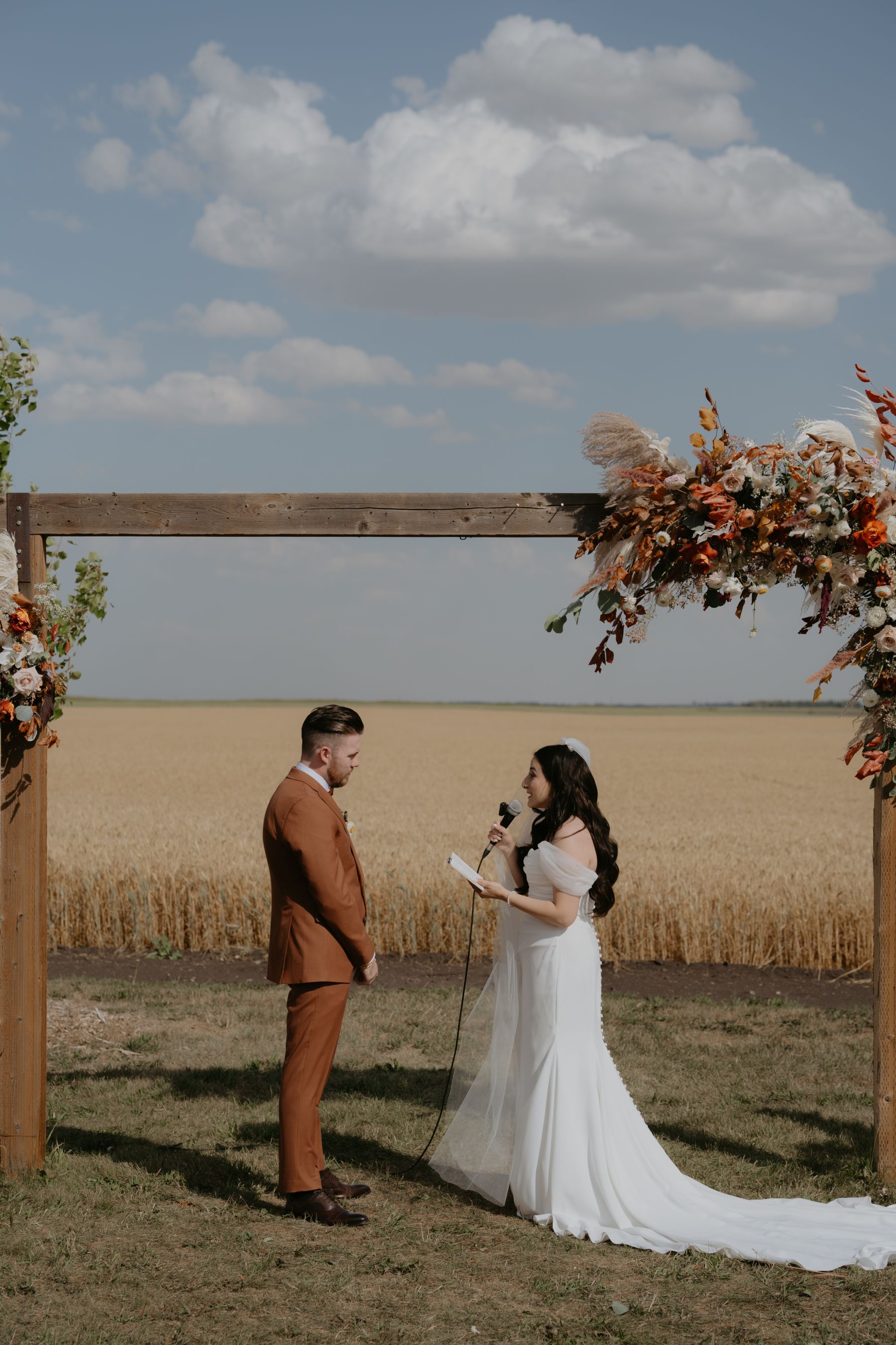Naina &amp; Ryan's Cross-Continental Love Story at Willow Lane Barn photo