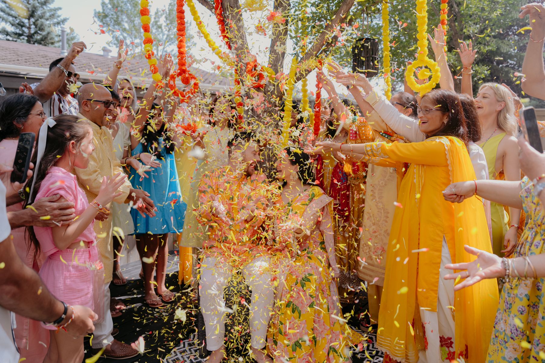 Naina &amp; Ryan's Cross-Continental Love Story at Willow Lane Barn photo