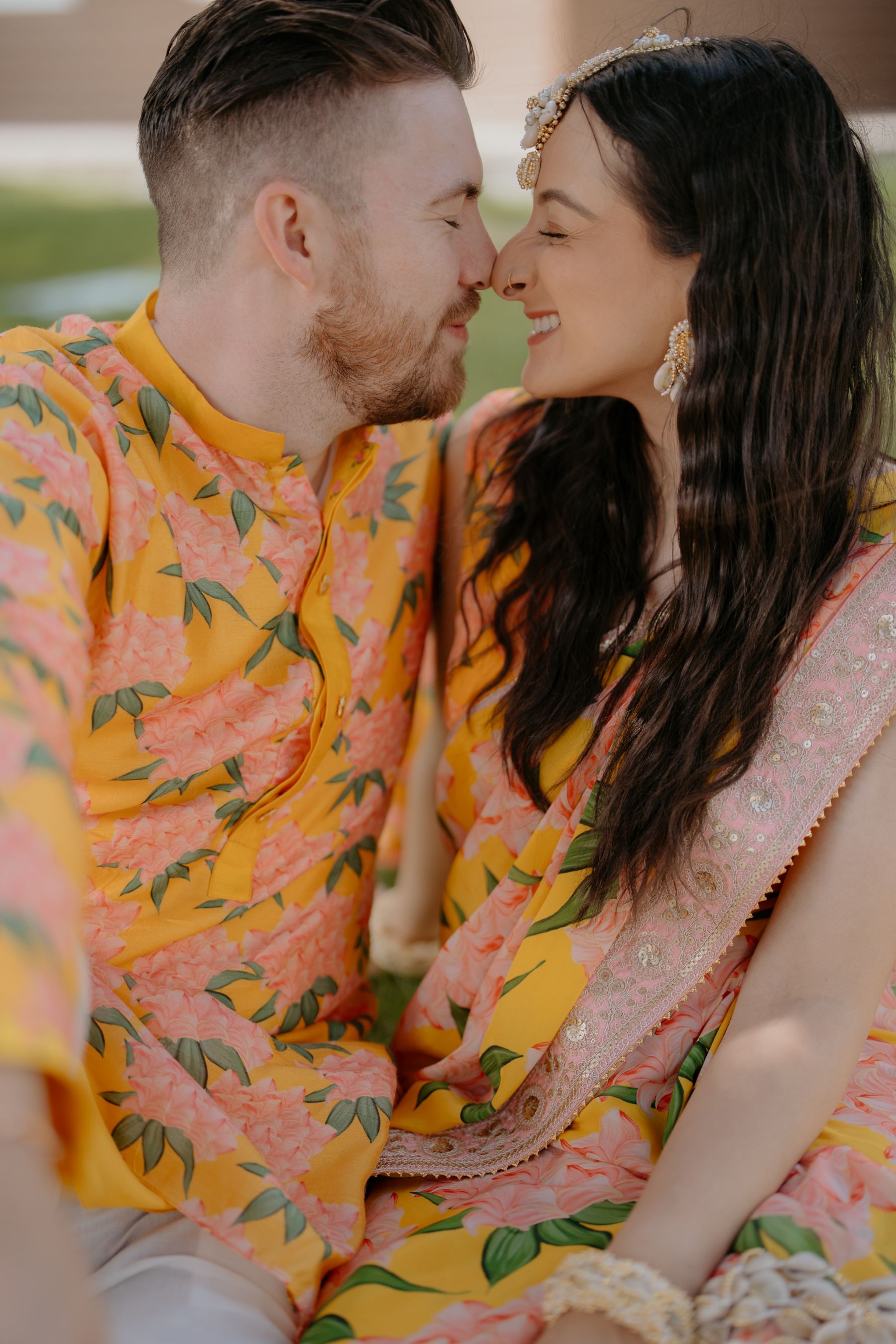 Naina &amp; Ryan's Cross-Continental Love Story at Willow Lane Barn photo