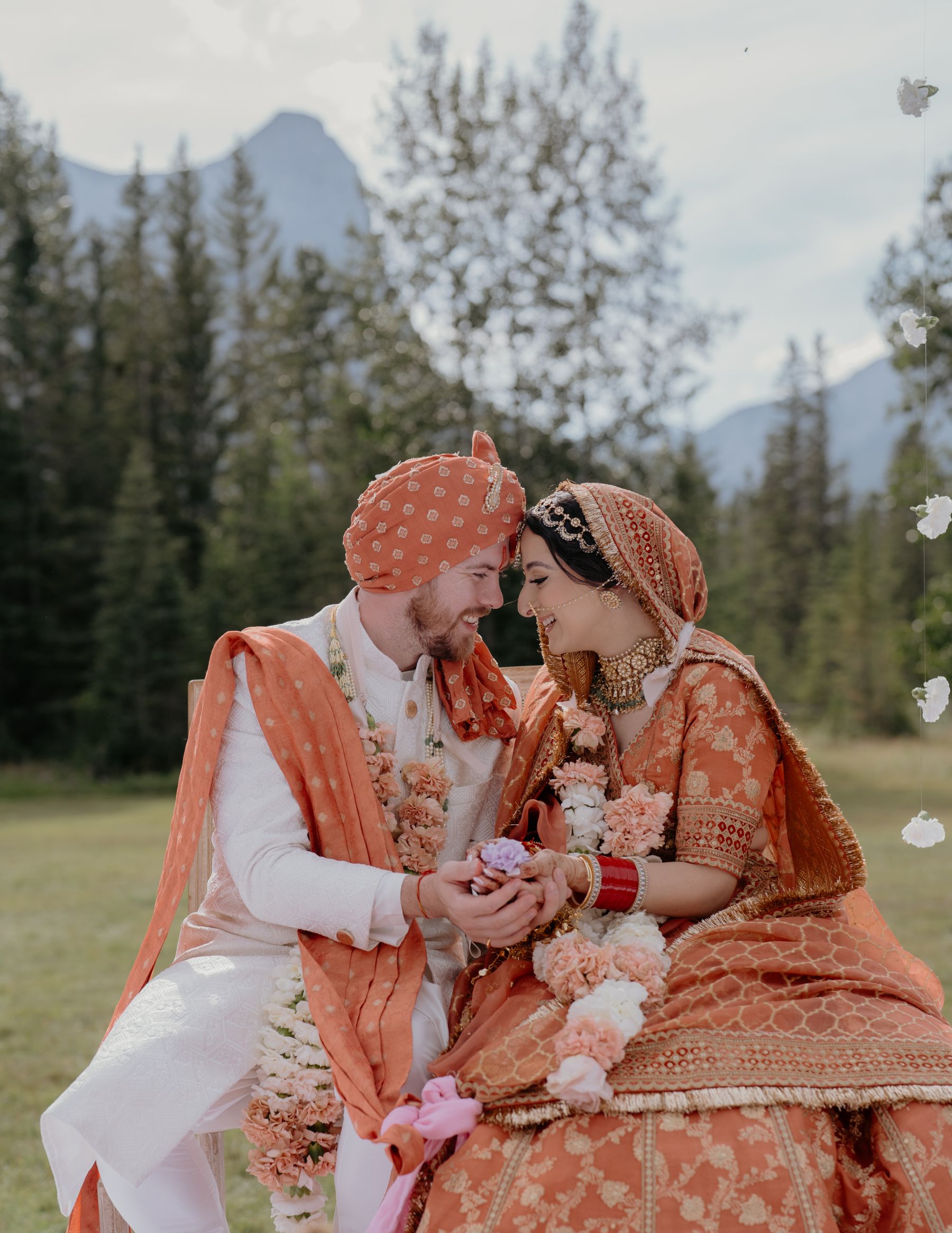 Naina &amp; Ryan's Cross-Continental Love Story at Willow Lane Barn photo