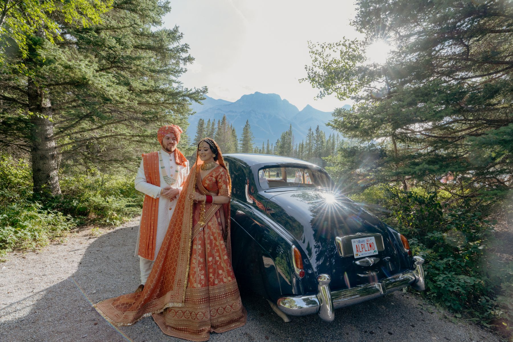 Naina &amp; Ryan's Cross-Continental Love Story at Willow Lane Barn photo