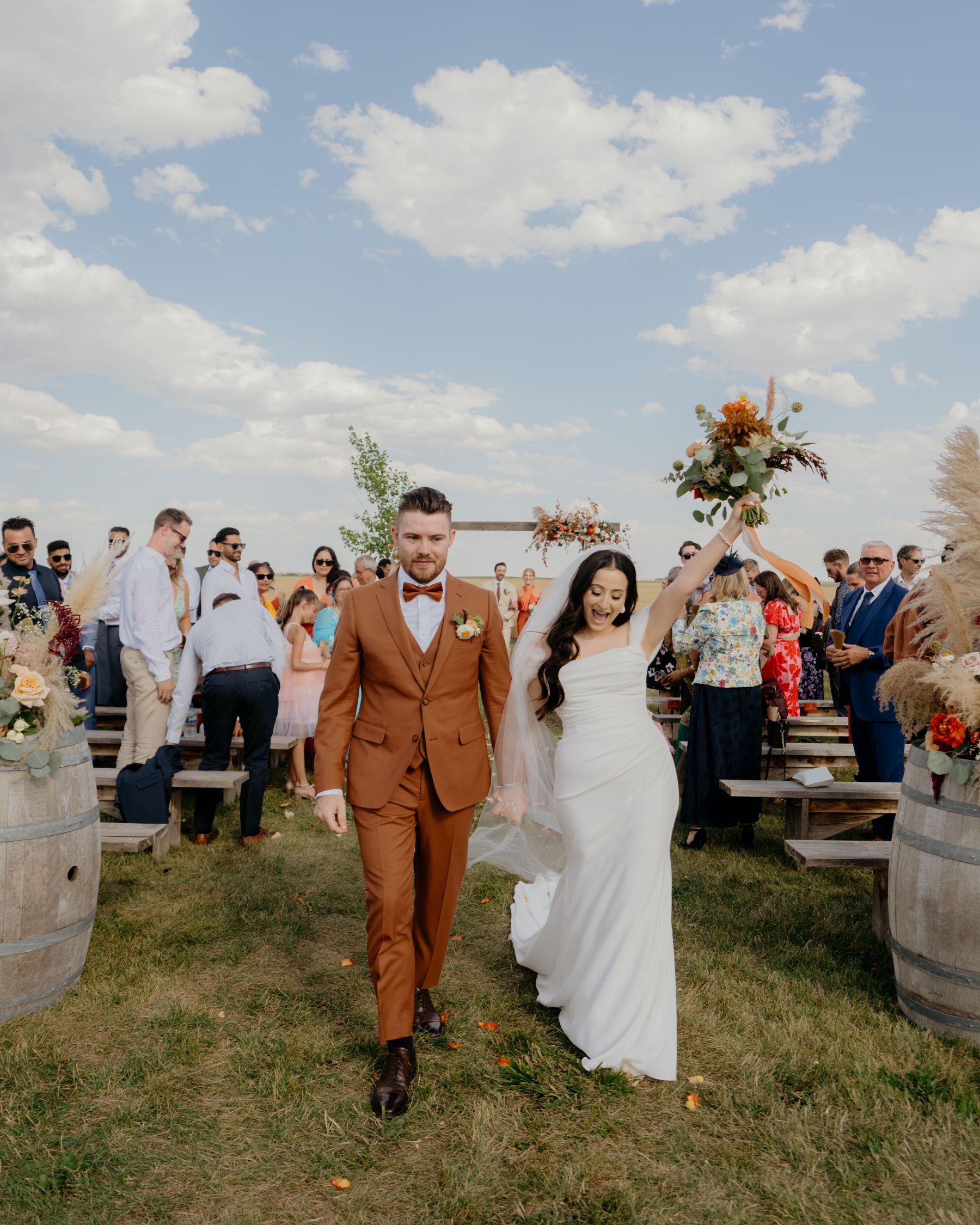 Naina &amp; Ryan's Cross-Continental Love Story at Willow Lane Barn photo