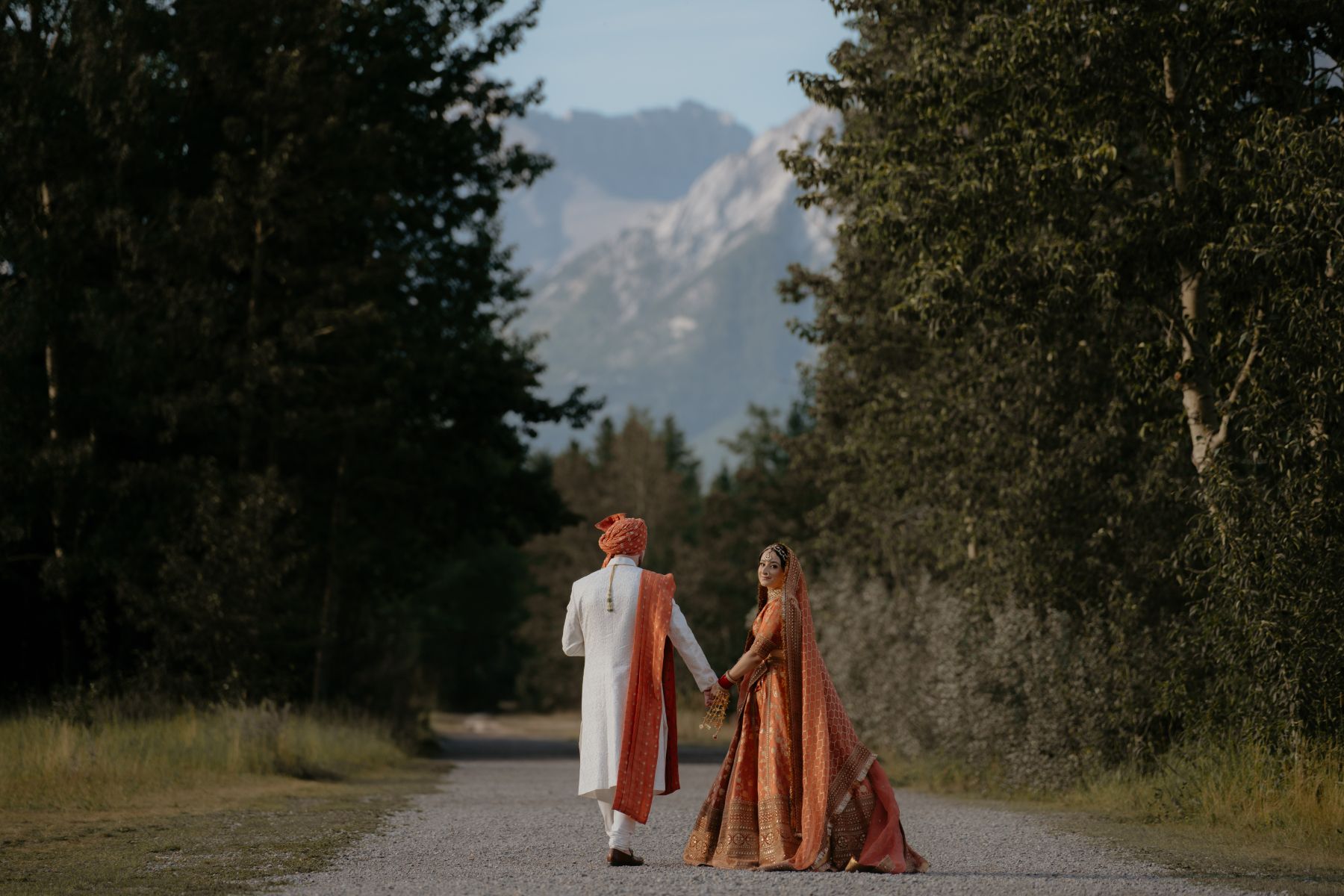 Naina &amp; Ryan's Cross-Continental Love Story at Willow Lane Barn photo