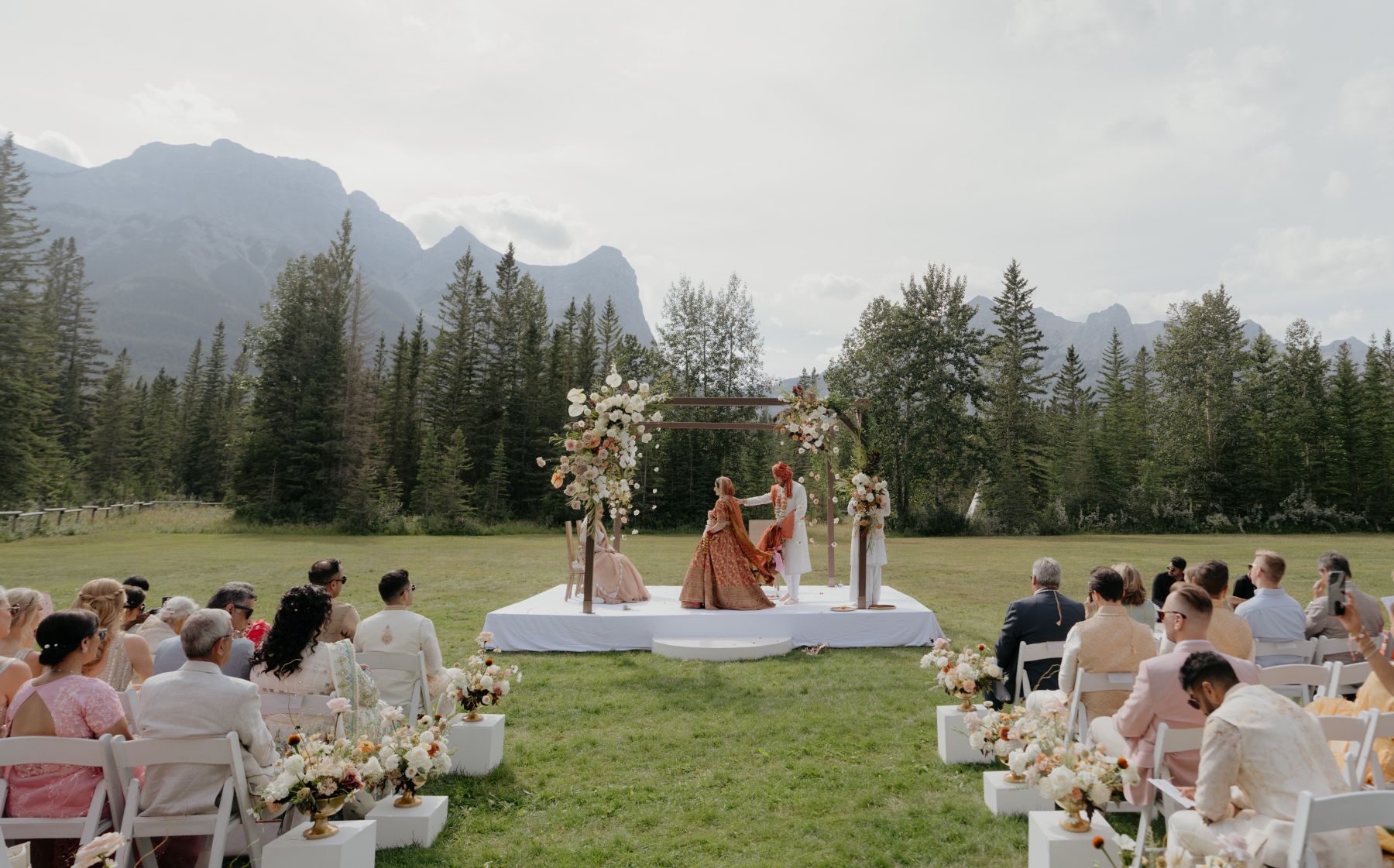 Naina &amp; Ryan's Cross-Continental Love Story at Willow Lane Barn photo