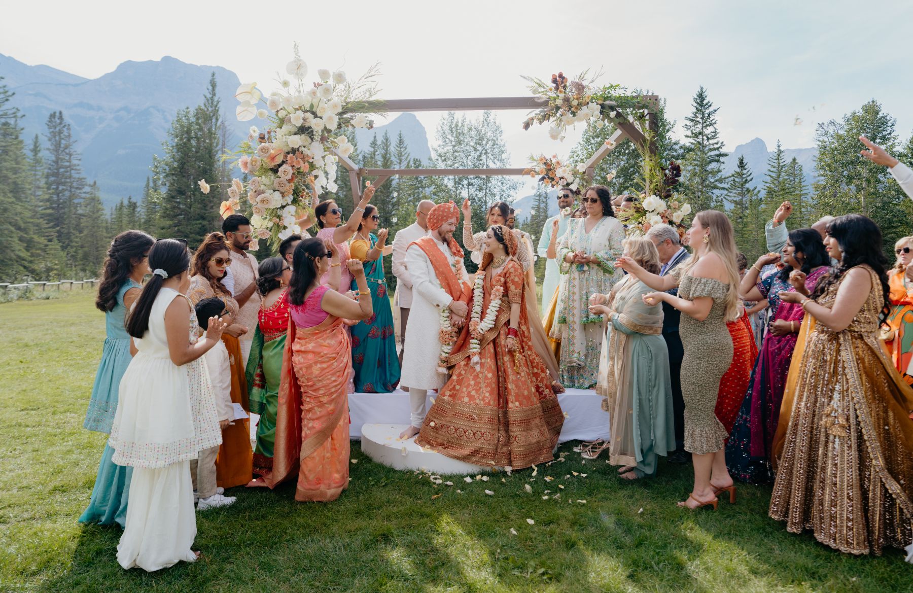 Naina &amp; Ryan's Cross-Continental Love Story at Willow Lane Barn photo